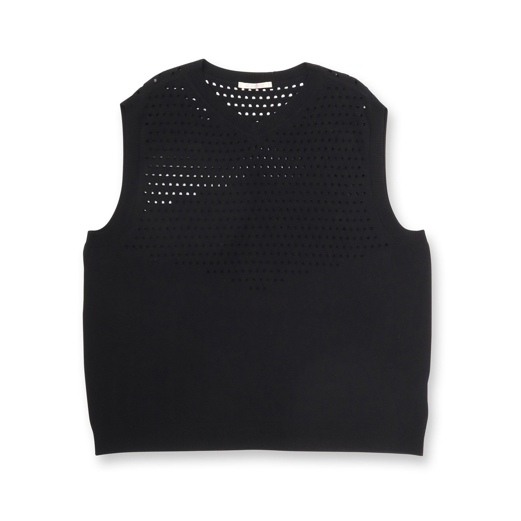 40CARATS&525「透け編みニットべスト」|ニット・セーター|