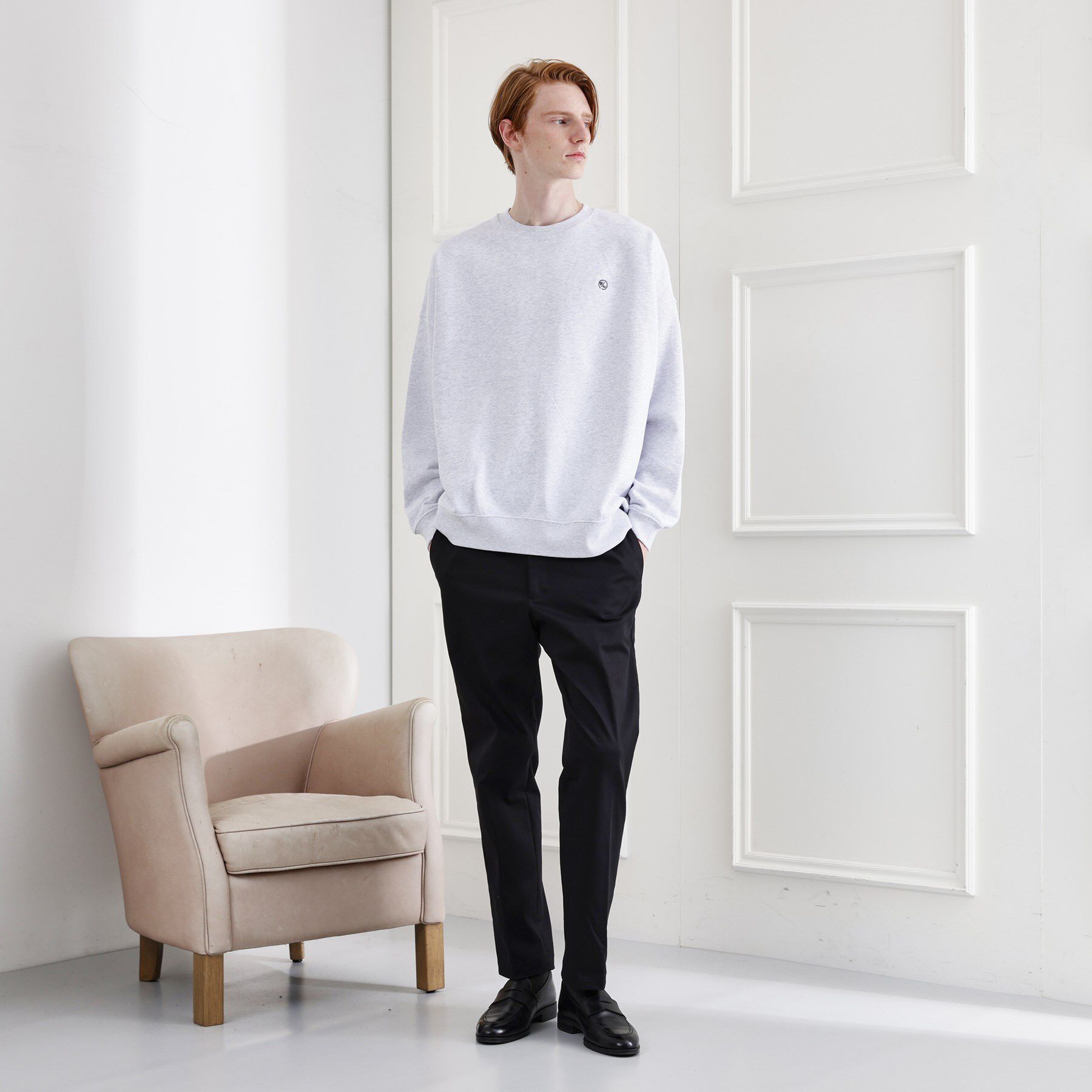 TAKEO KIKUCHI「【LIMITED】ワンポイント刺繍スウェットトレーナー」|パーカー|