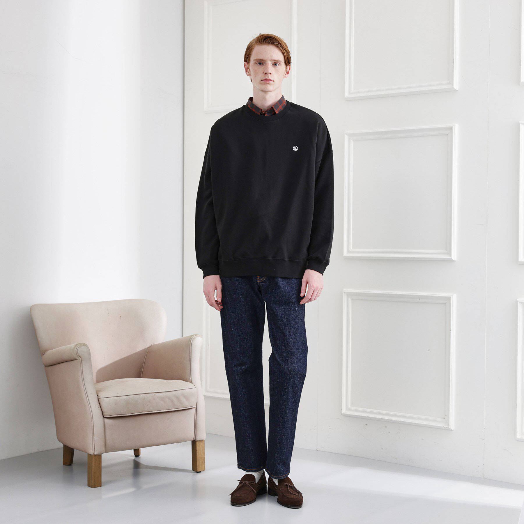 TAKEO KIKUCHI「【LIMITED】ワンポイント刺繍スウェットトレーナー」|パーカー|