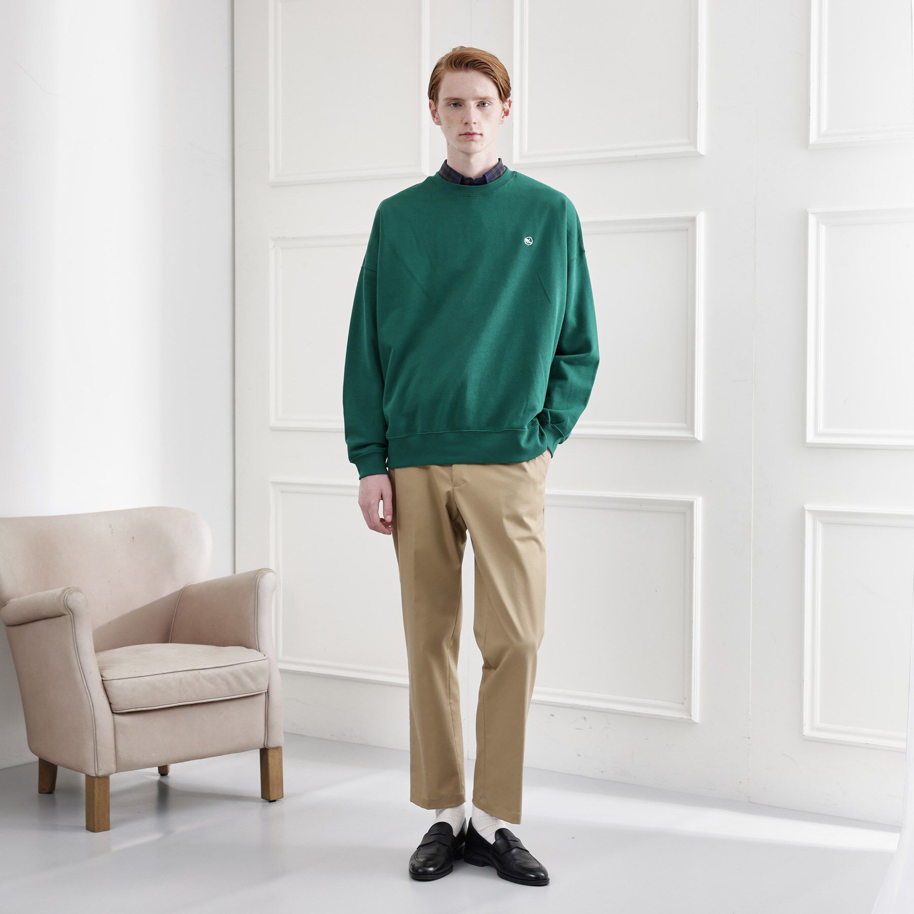 TAKEO KIKUCHI「【LIMITED】ワンポイント刺繍スウェットトレーナー」|パーカー|