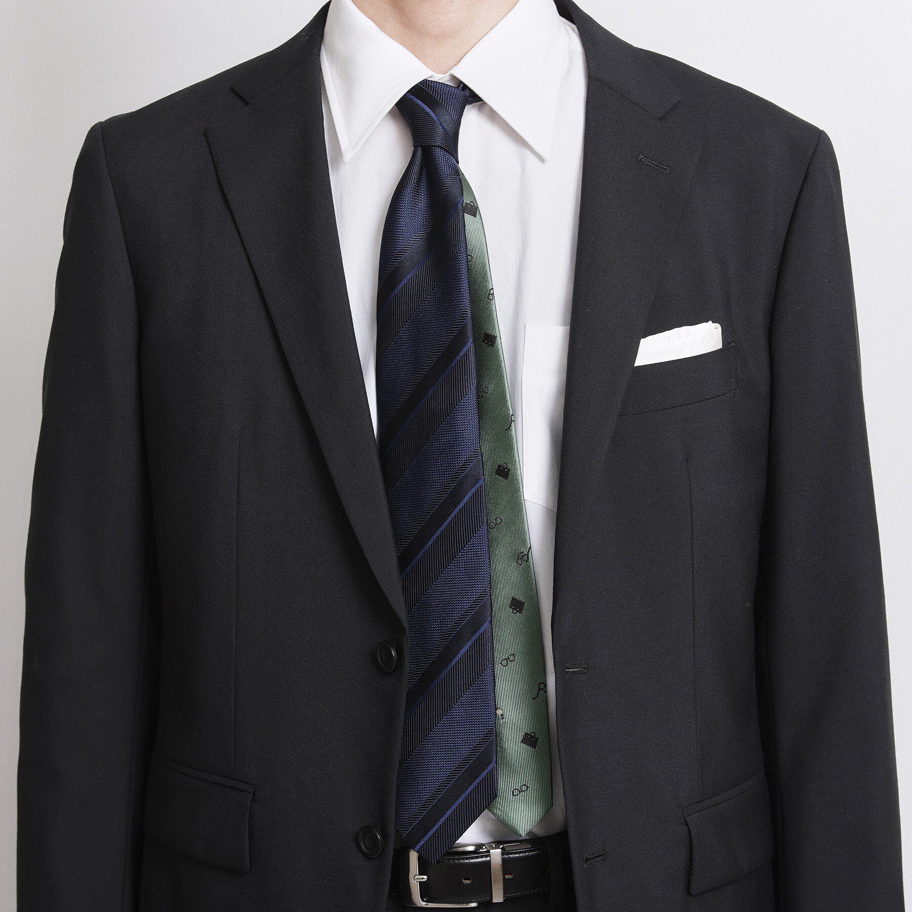 TAKEO KIKUCHI「【BOXセット】ジェントルマンストライプ ネクタイ&times;眼鏡型タイバー」|ネクタイ・蝶ネクタイ|