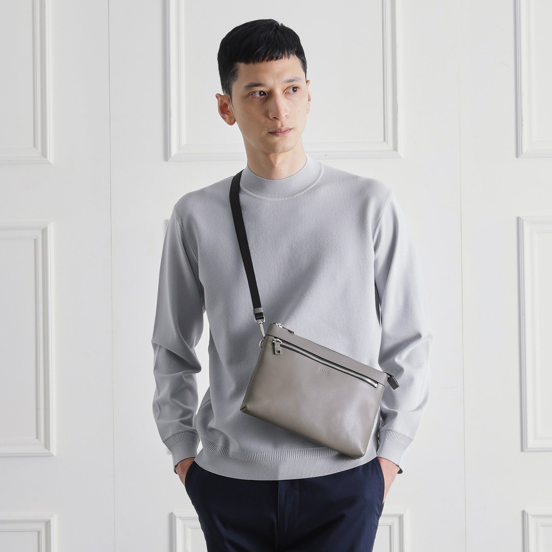 TAKEO KIKUCHI「レザー2WAYクラッチバッグ」|クラッチバッグ|