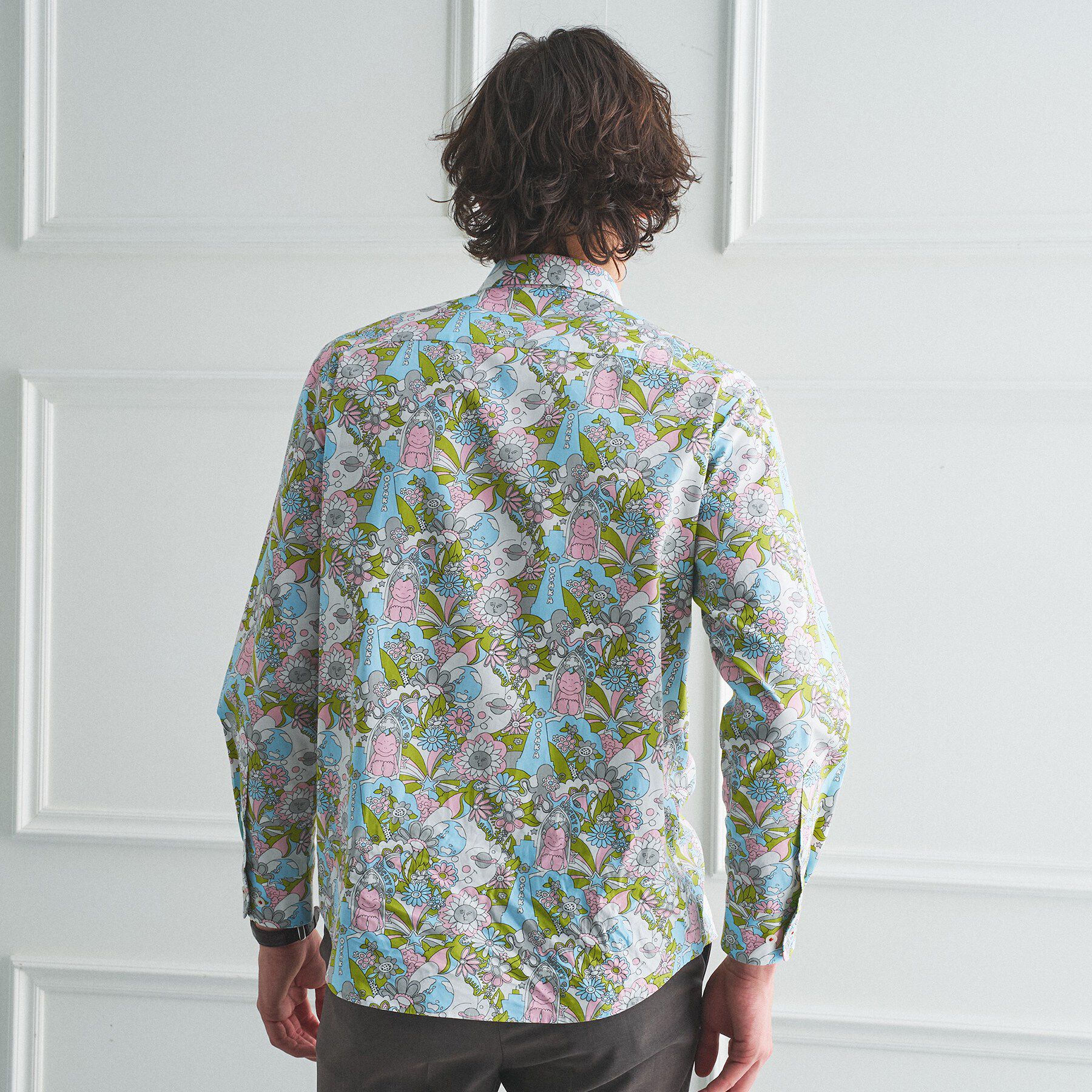 TAKEO KIKUCHI「【BOWLER HAT LABEL】ビリケンプリント 長袖シャツ」|シャツ・ブラウス|