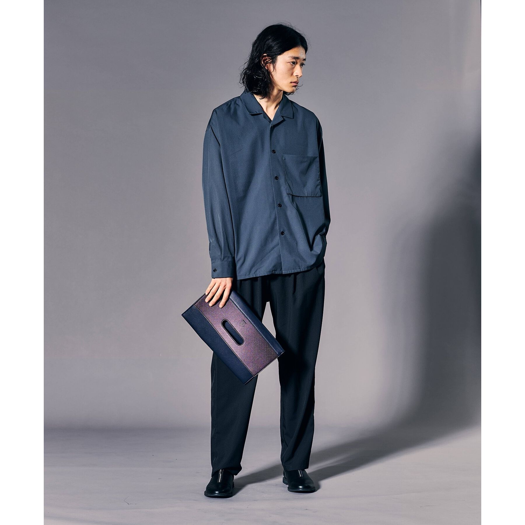 tk.TAKEO KIKUCHI「【WEB限定】レザー調クラッチバッグ」|クラッチバッグ|