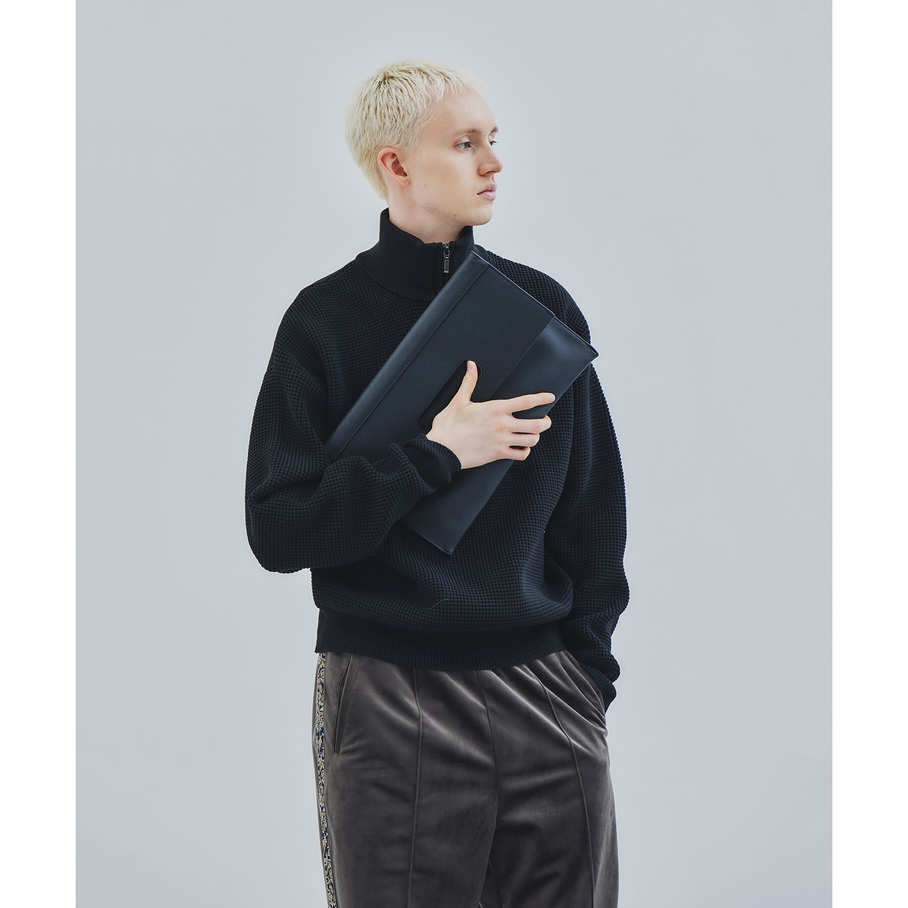 tk.TAKEO KIKUCHI「【WEB限定】レザー調クラッチバッグ」|クラッチバッグ|