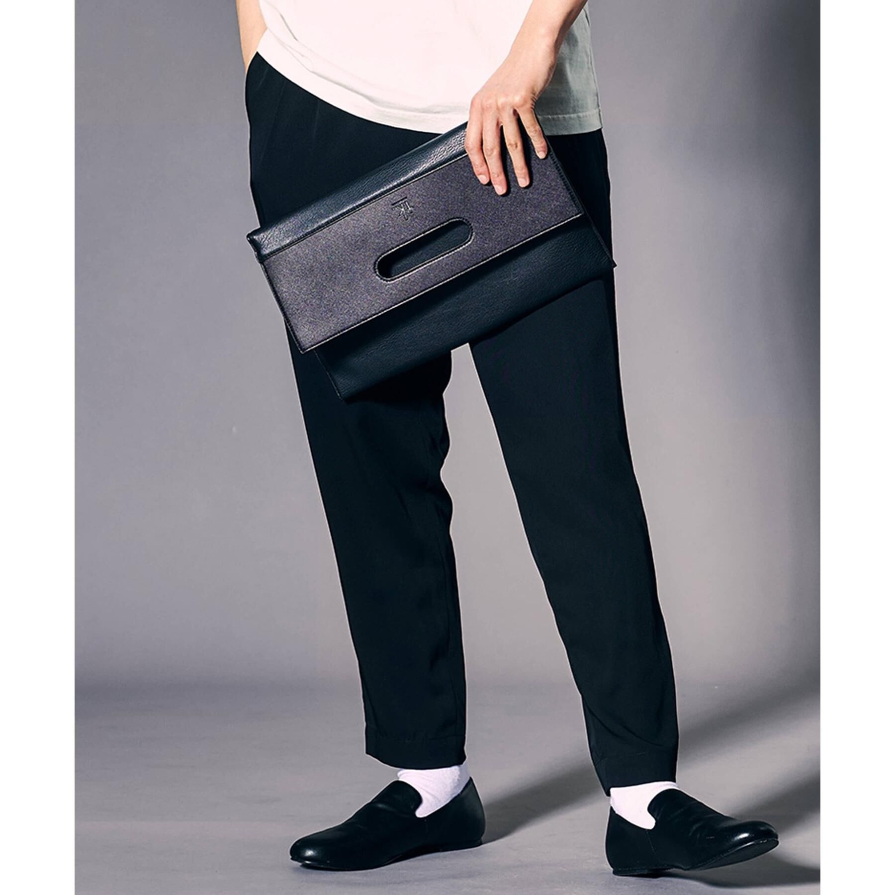 tk.TAKEO KIKUCHI「【WEB限定】レザー調クラッチバッグ」|クラッチバッグ|