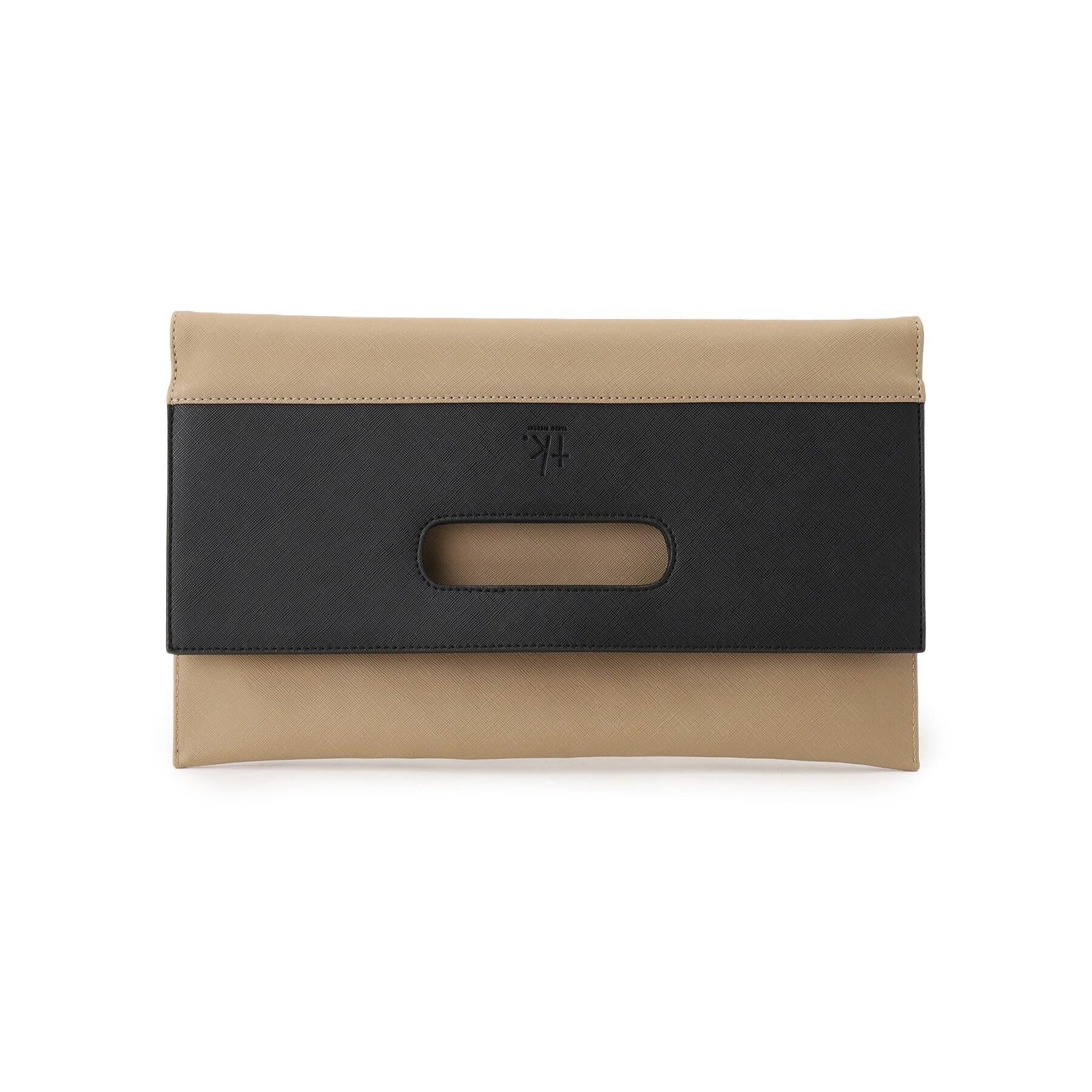 tk.TAKEO KIKUCHI「【WEB限定】レザー調クラッチバッグ」|クラッチバッグ|ベージュ(152)