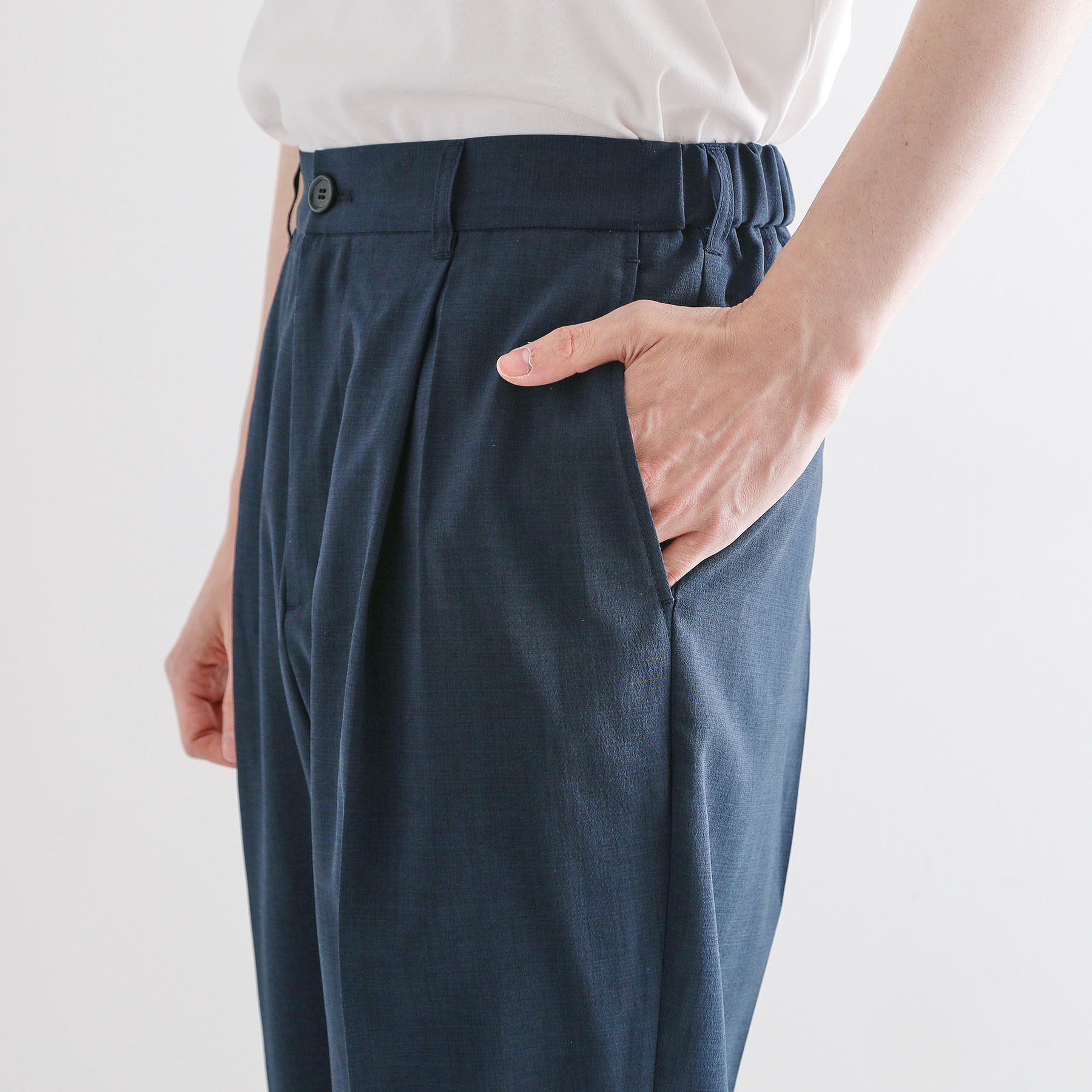 tk.TAKEO KIKUCHI「【セットアップ 2点セット】ダブルテーラード半袖ジャケット＋スラックス」|スーツ|