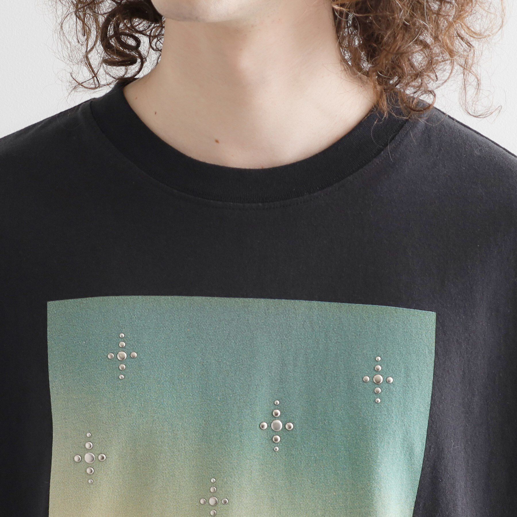 tk.TAKEO KIKUCHI「ウェスタンフォトスタッズTシャツ」|Tシャツ・カットソー|