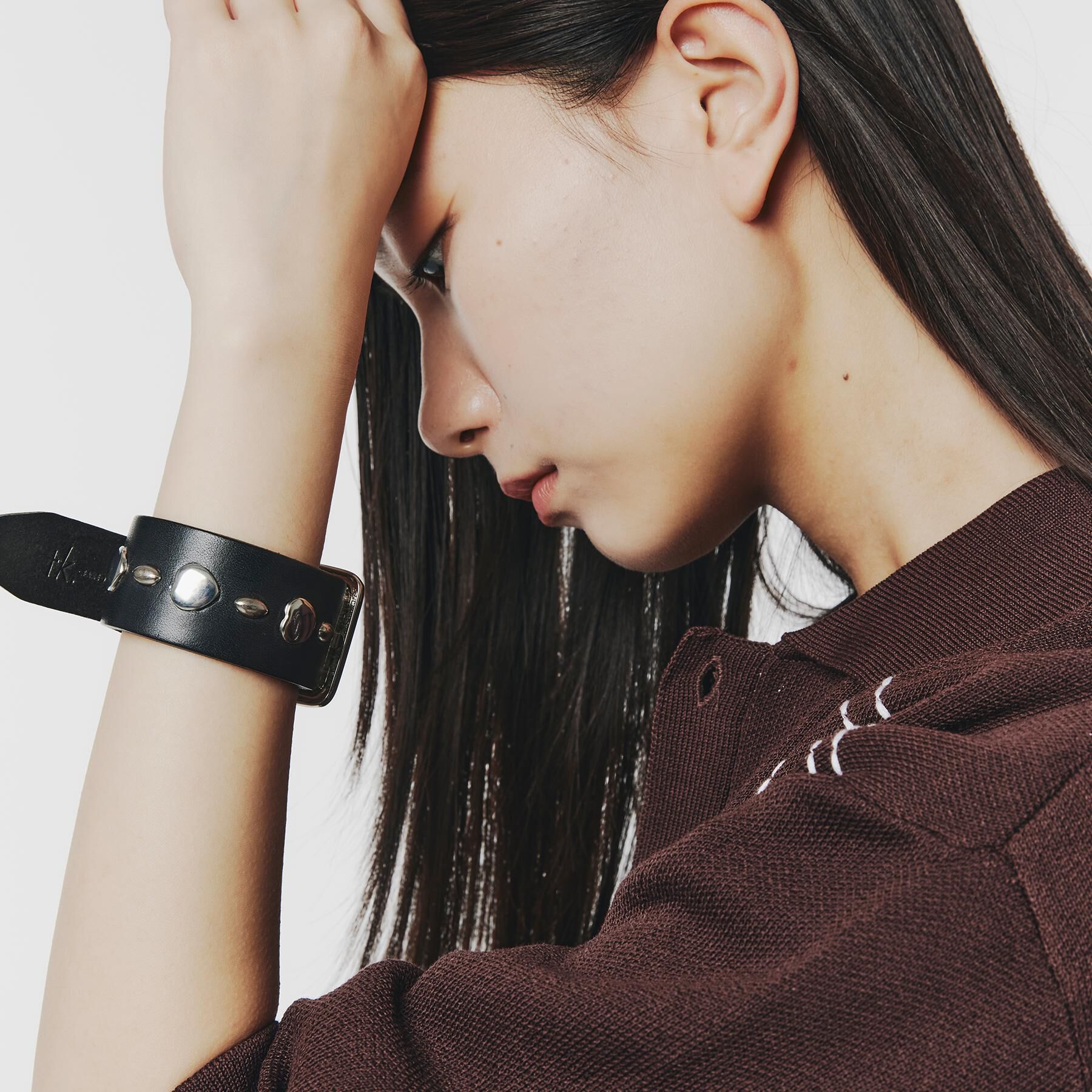 tk.TAKEO KIKUCHI「スタッズベルトバングル」|ブレスレット・バングル|