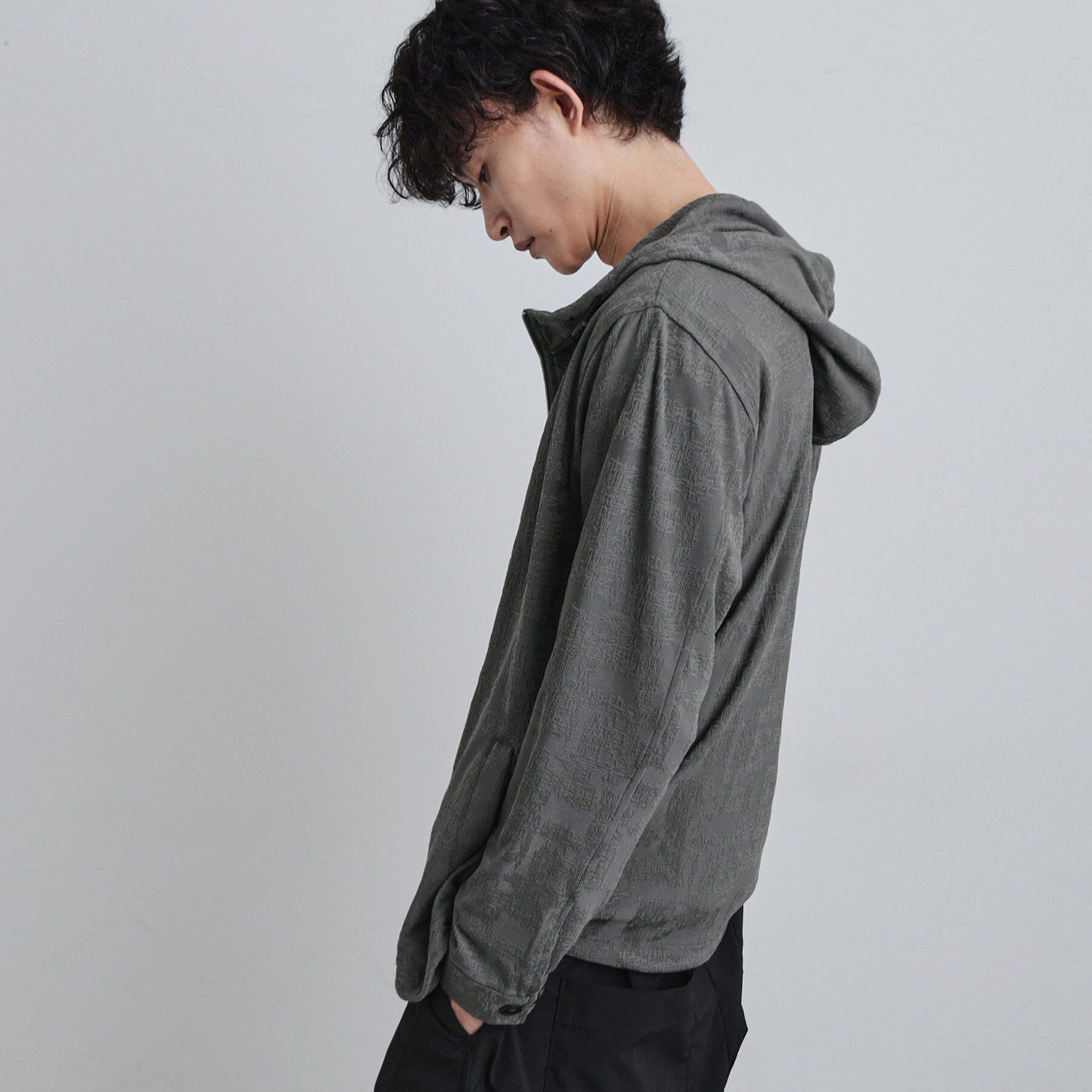 tk.TAKEO KIKUCHI「ジャカードジップパーカー」|パーカー|