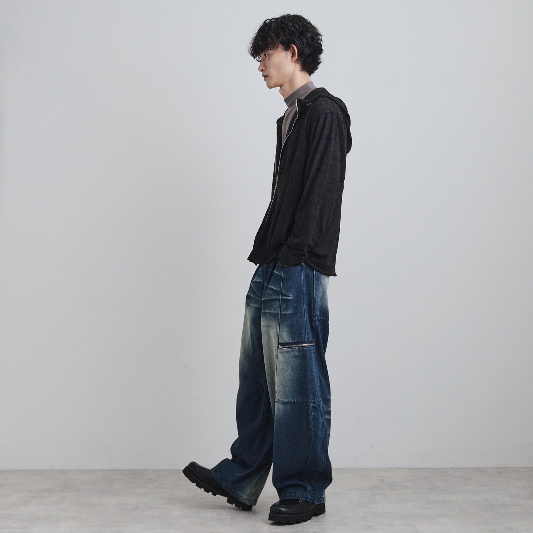 tk.TAKEO KIKUCHI「ジャカードジップパーカー」|パーカー|