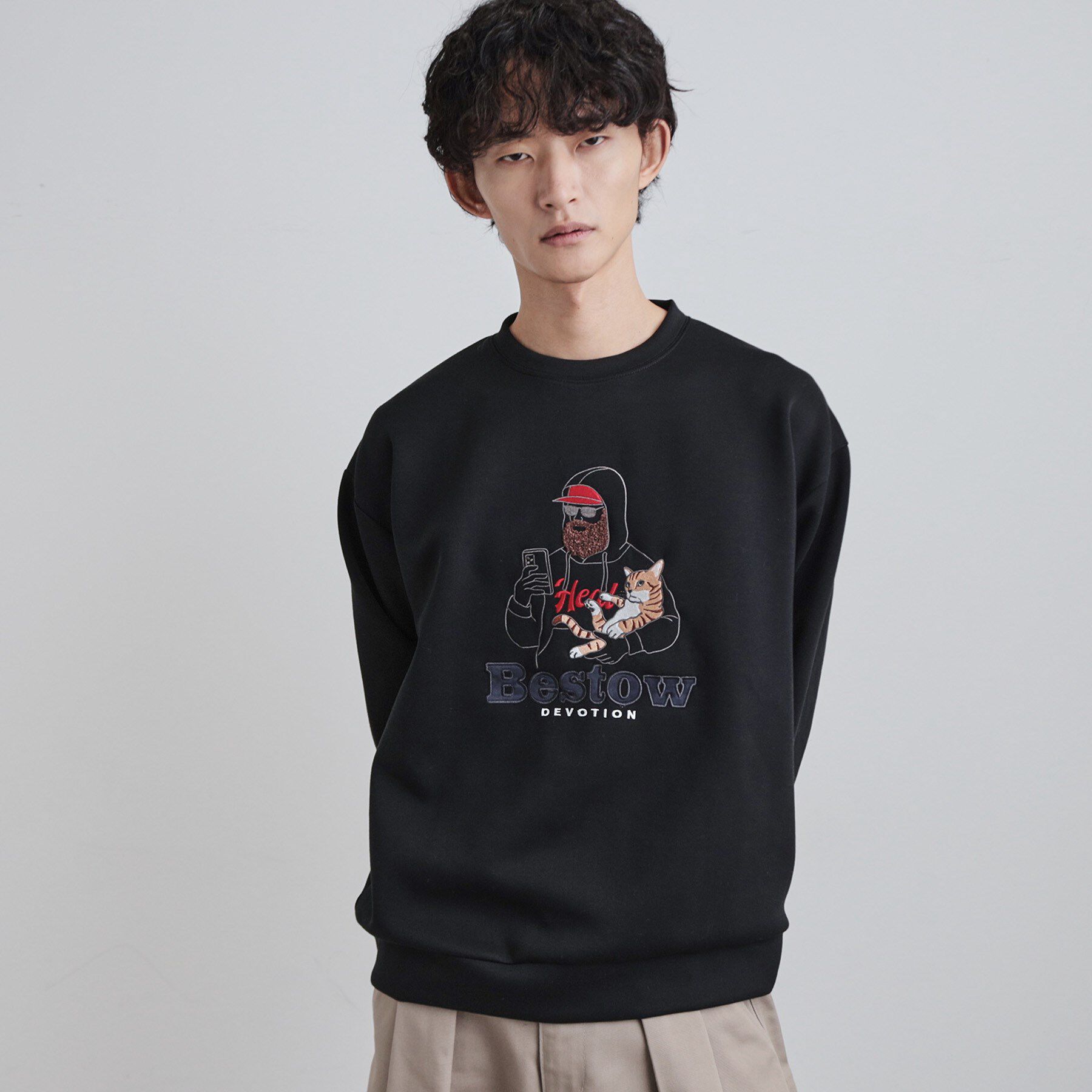 tk.TAKEO KIKUCHI「ヒゲサガラスウェット」|パーカー|