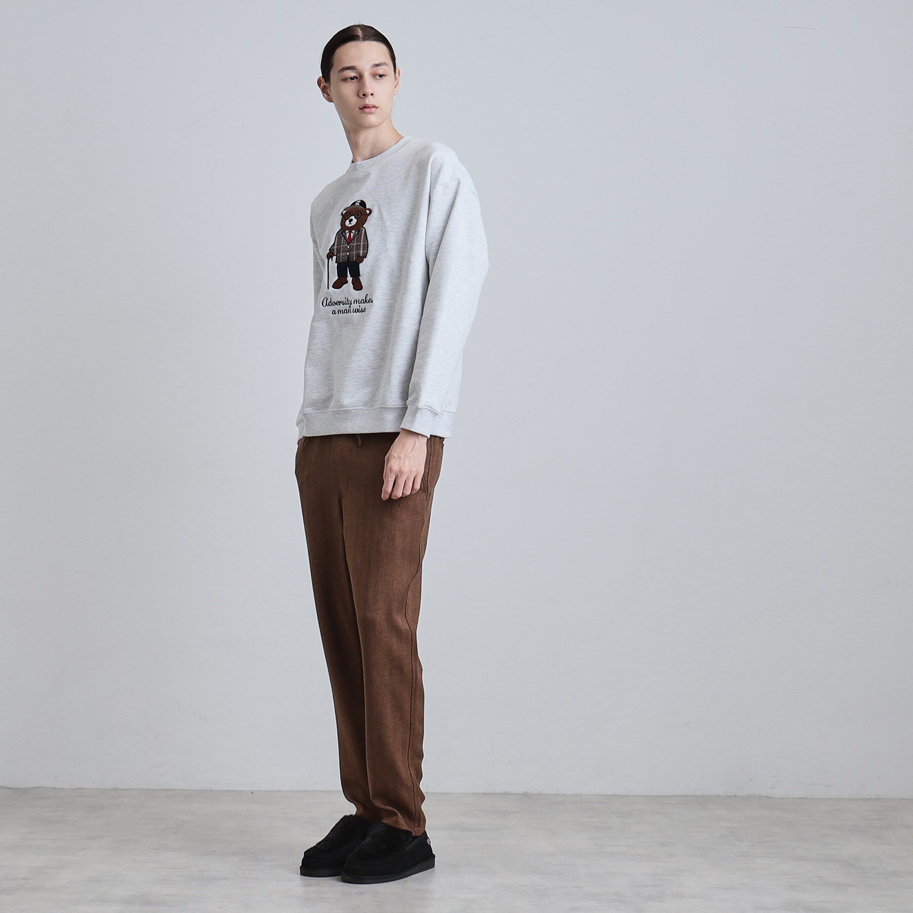 tk.TAKEO KIKUCHI「クマサガラスウェット」|パーカー|