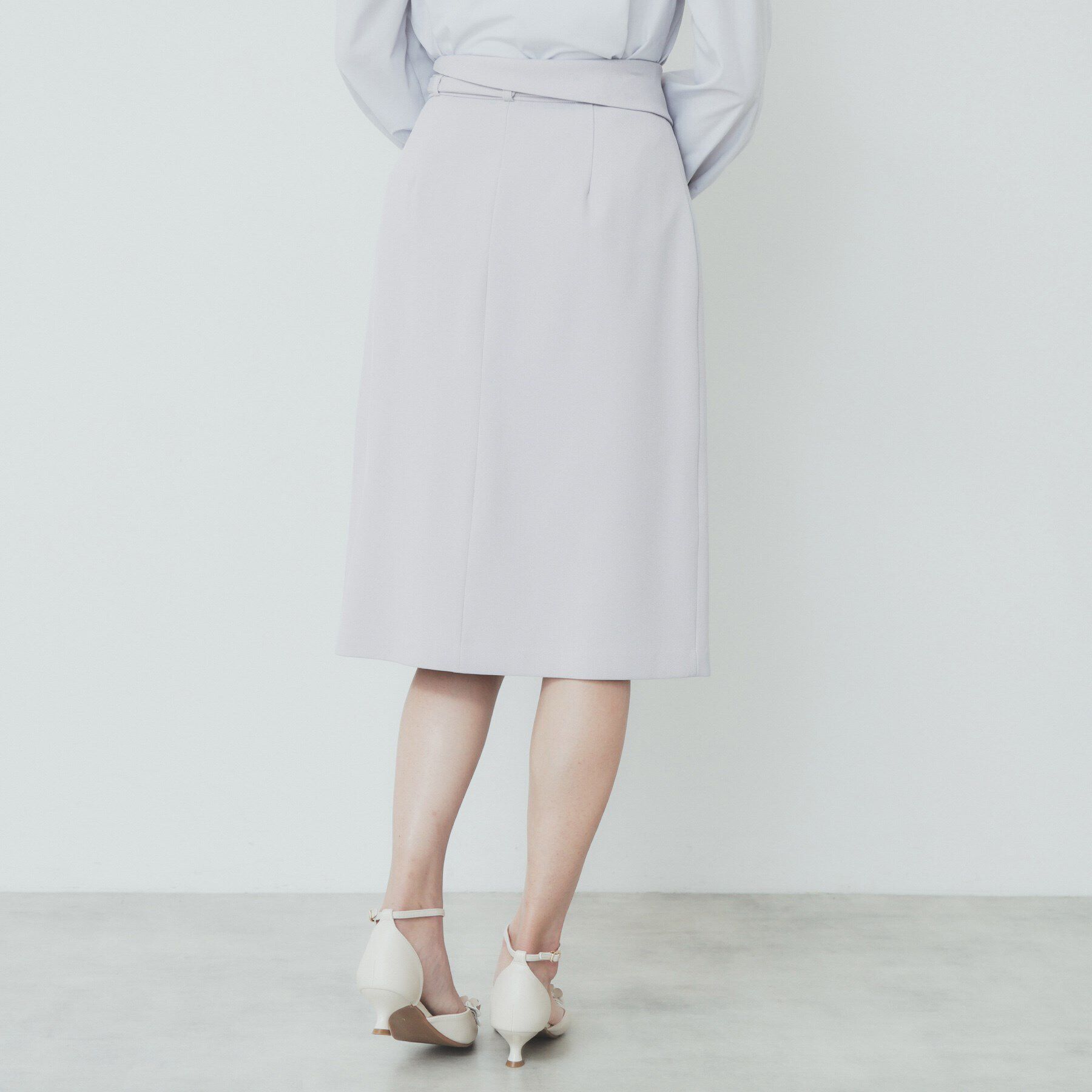 index「Aラインラップスカート【洗濯機洗い可/イージーアイロン/防シワ】」|スカート|