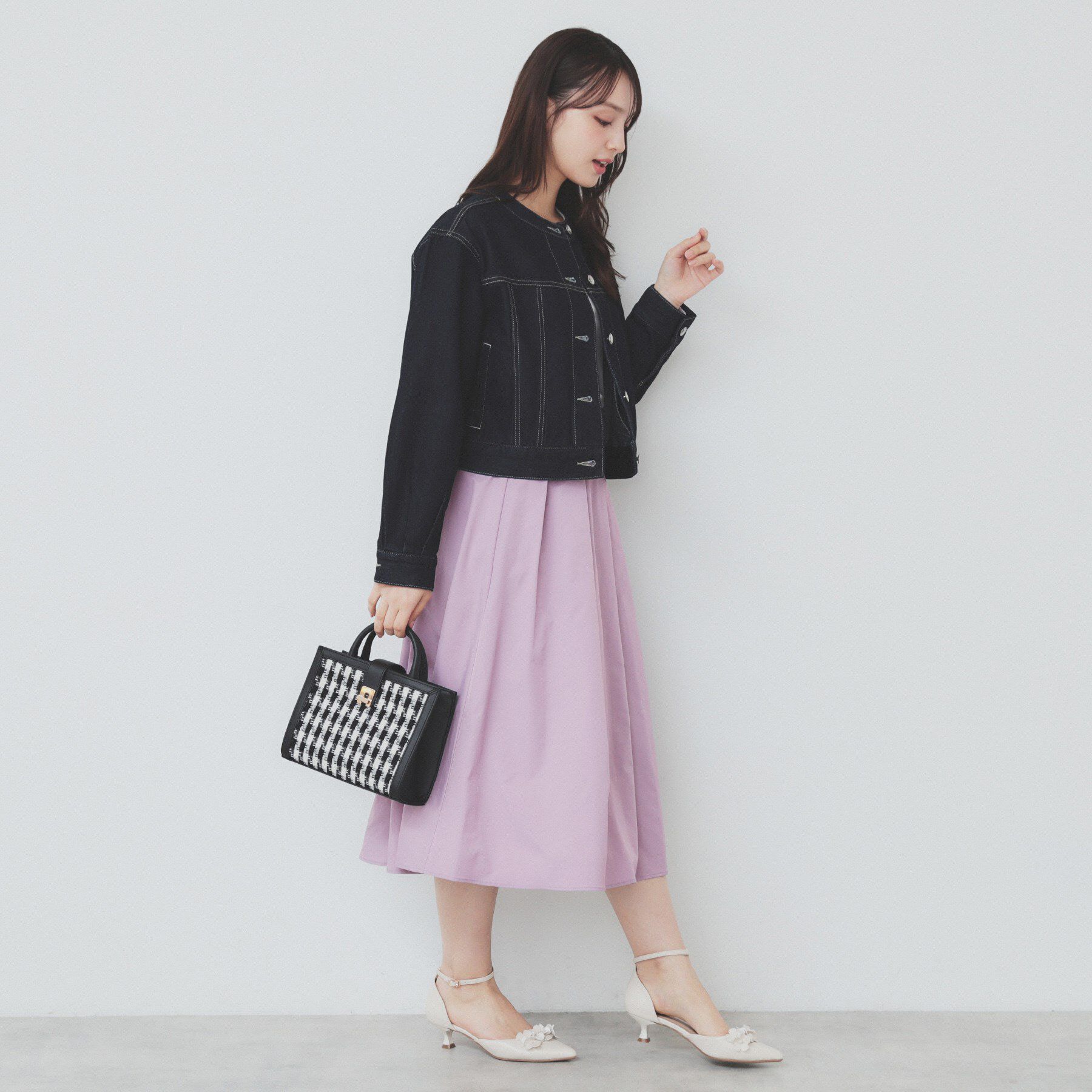 index「アシメタックフレアスカート【洗濯機洗い可/イージーアイロン】」|スカート|