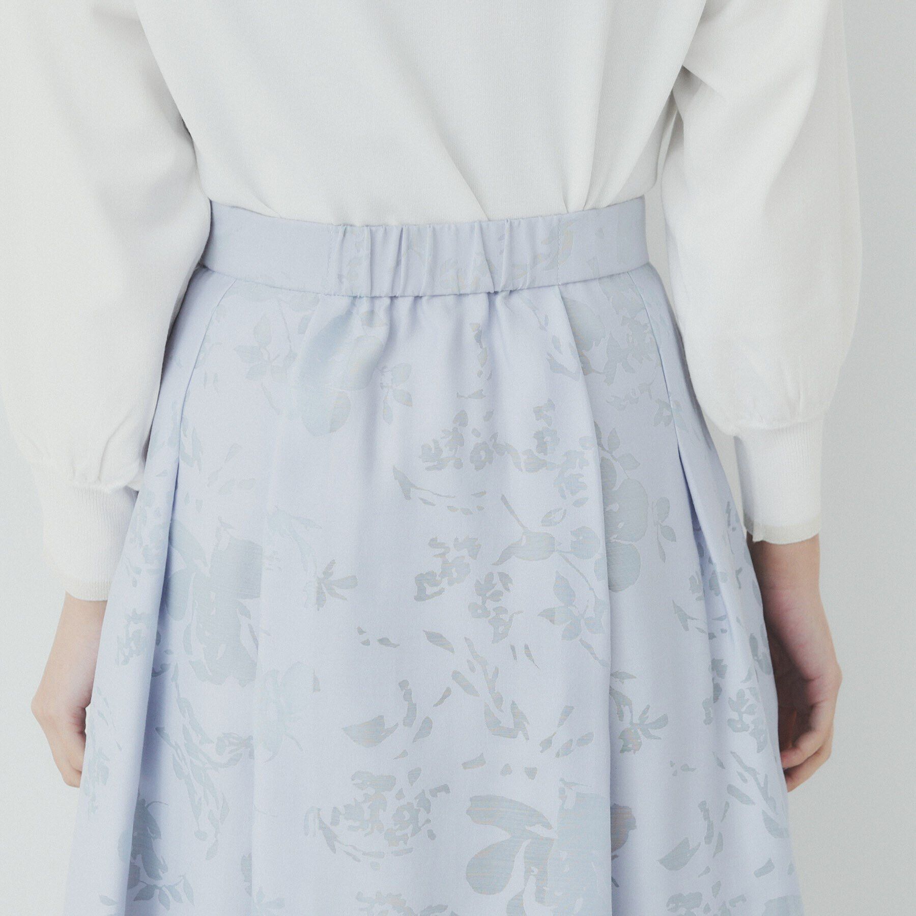 index「フラワータックフレアスカート【洗濯機洗い可】」|スカート|