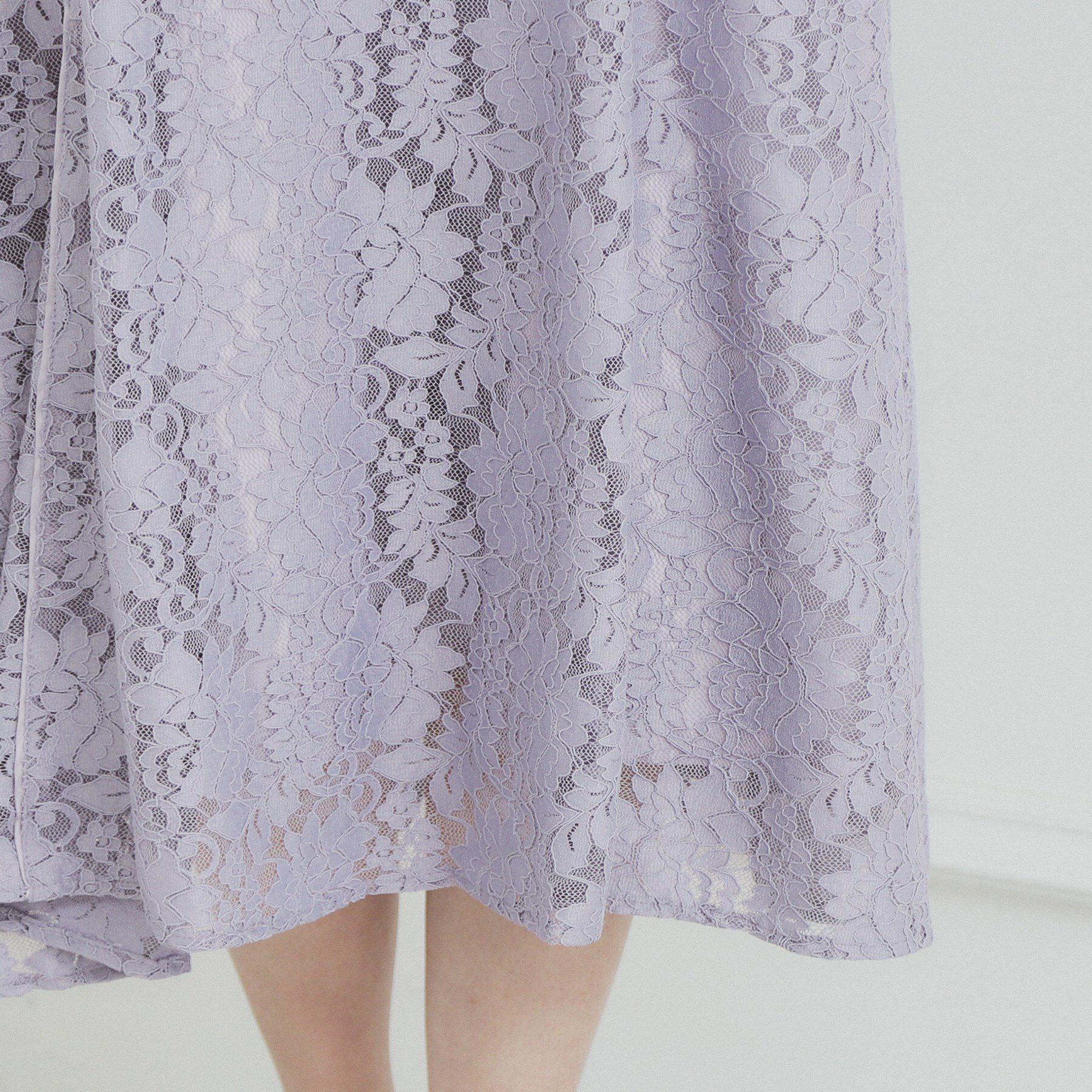 index「総レースギャザースリーブワンピース【洗濯機洗い可】」|ワンピース|