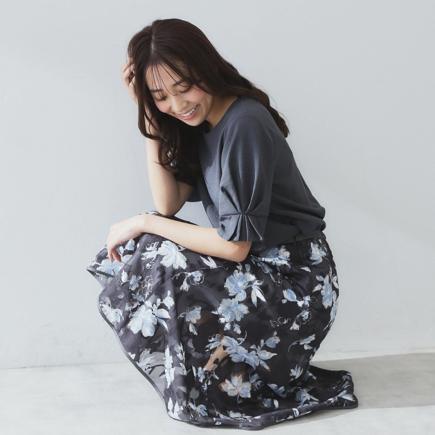 index「《8色展開/XS-LLサイズ》タックパフスリーブブラウス【洗濯機洗い可/吸水速乾/防シワ/抗ピル】」|シャツ・ブラウス|