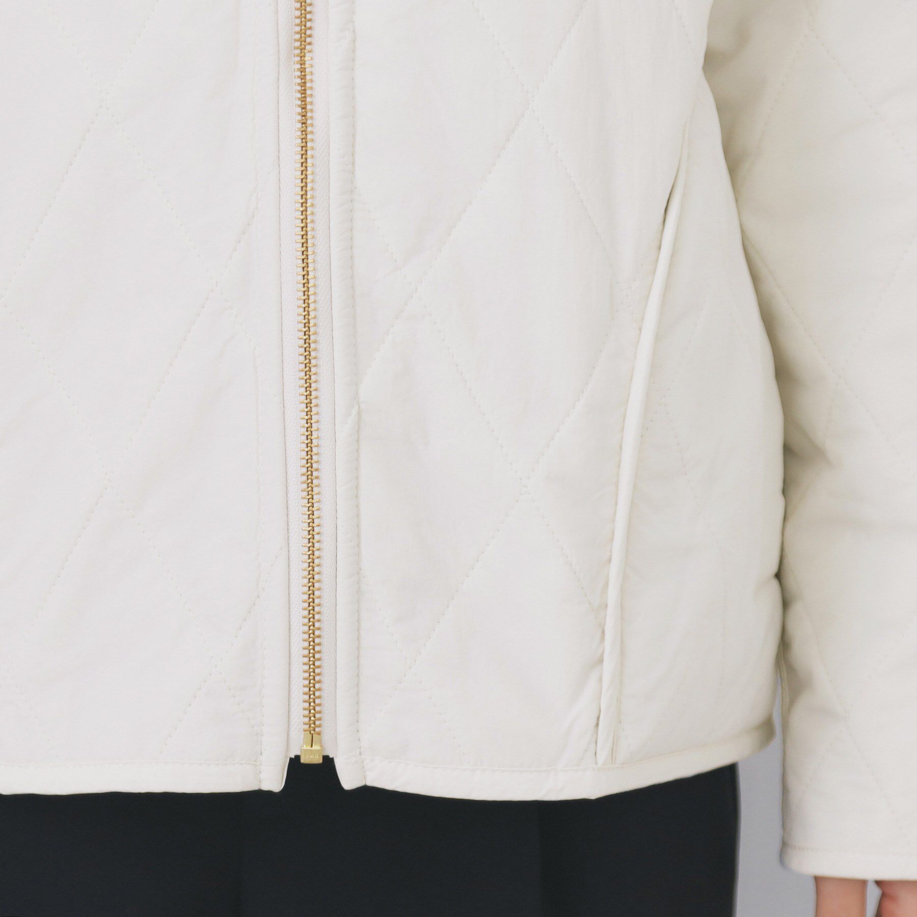 index「リバーシブル キルティングファーブルゾン【洗濯機OK】」|ブルゾン・スタジャン|