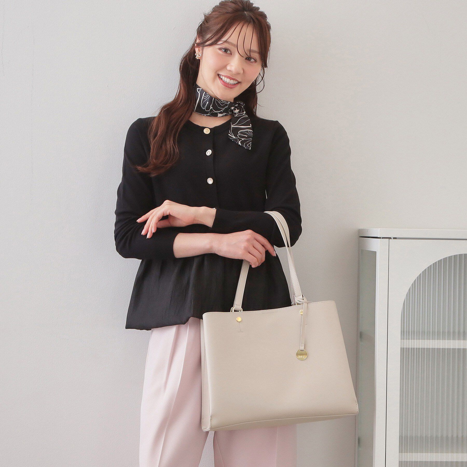 index「カシメデザインスクエアA4トート」|トートバッグ|ベージュ(052)