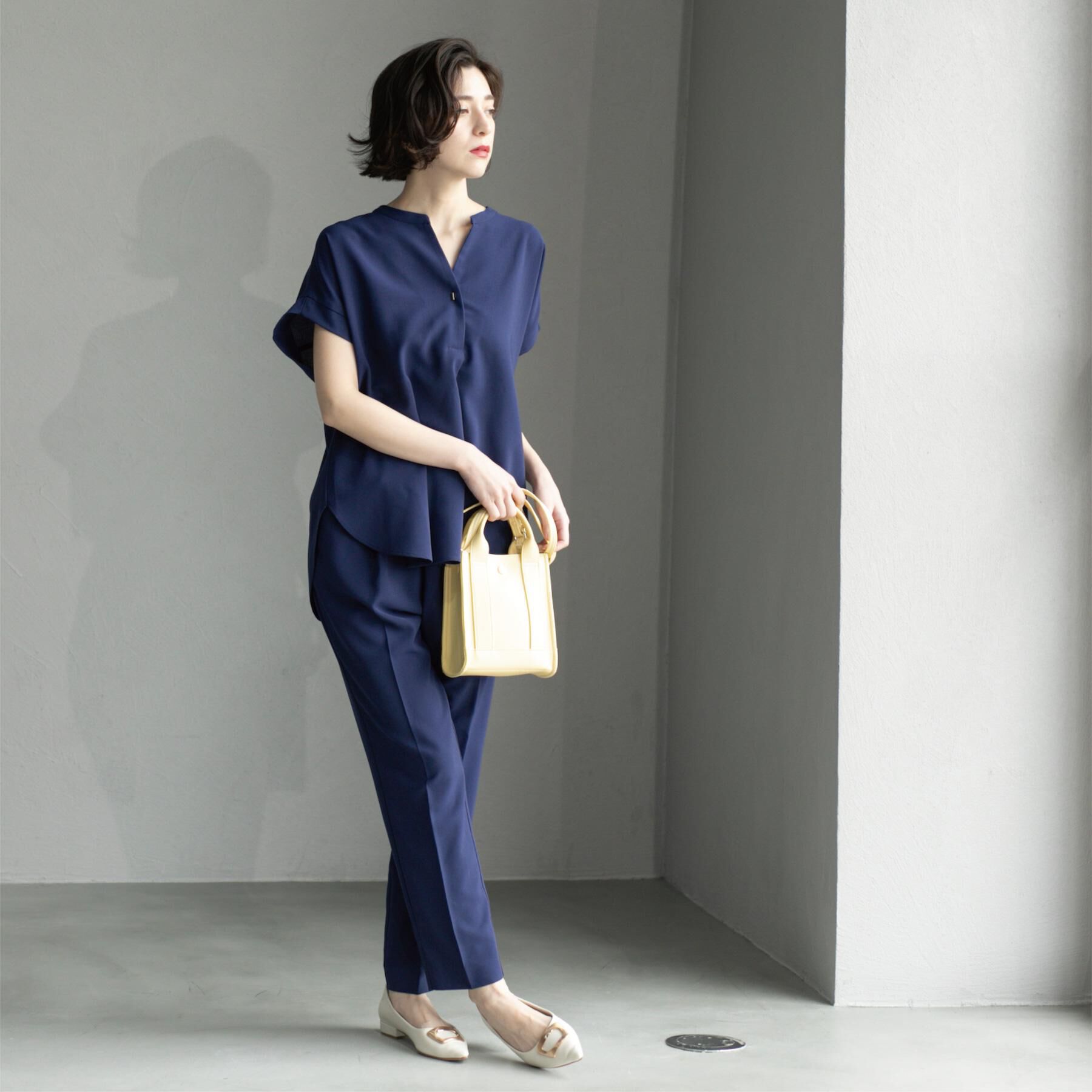 OPAQUE.CLIP「《6色展開/丈が選べる》美脚イージーテーパードパンツ/セットアップ対応【ストレッチ/洗濯機洗い可/防」|その他|