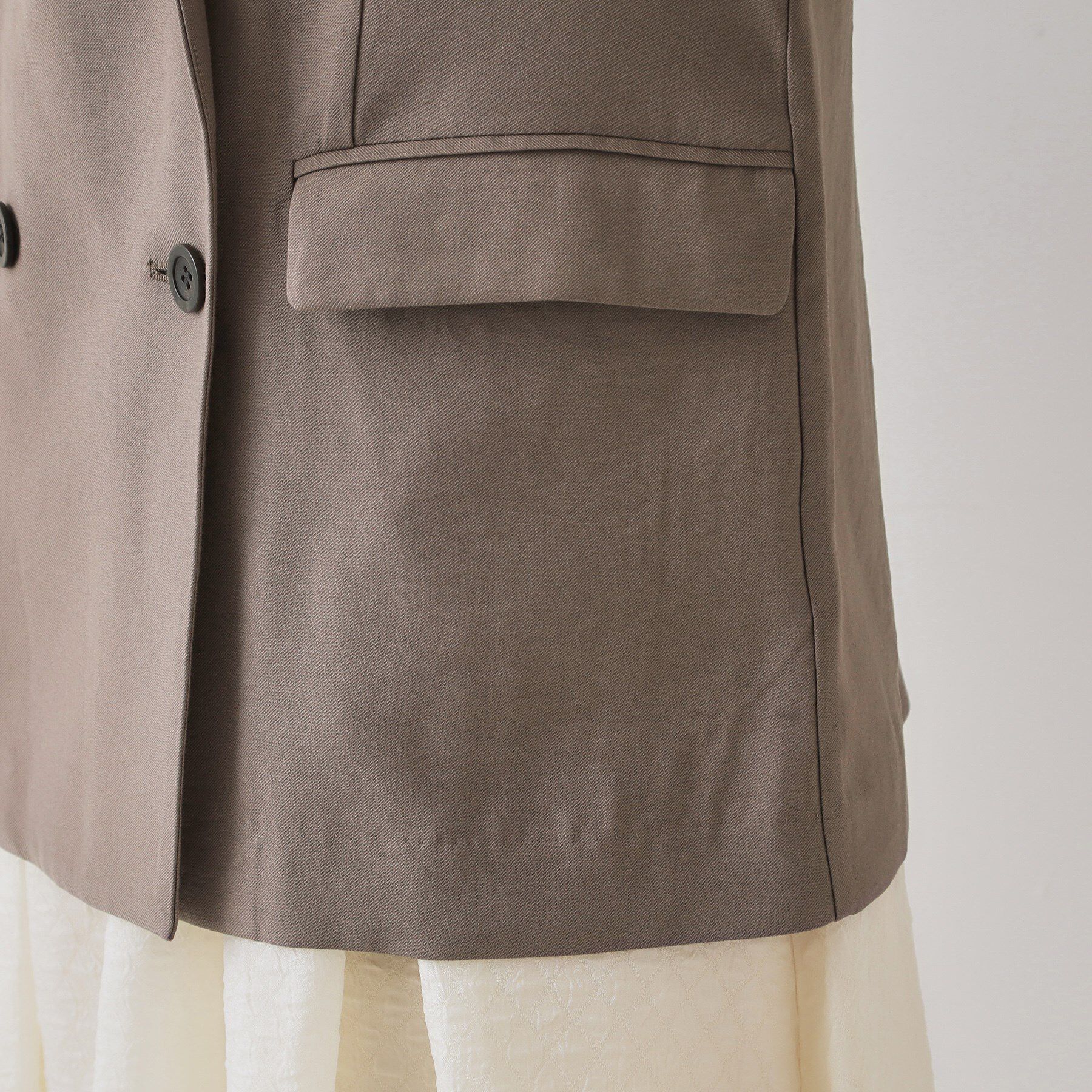 OPAQUE.CLIP「ダブルブレストジャケット【洗える】」|テーラードジャケット|