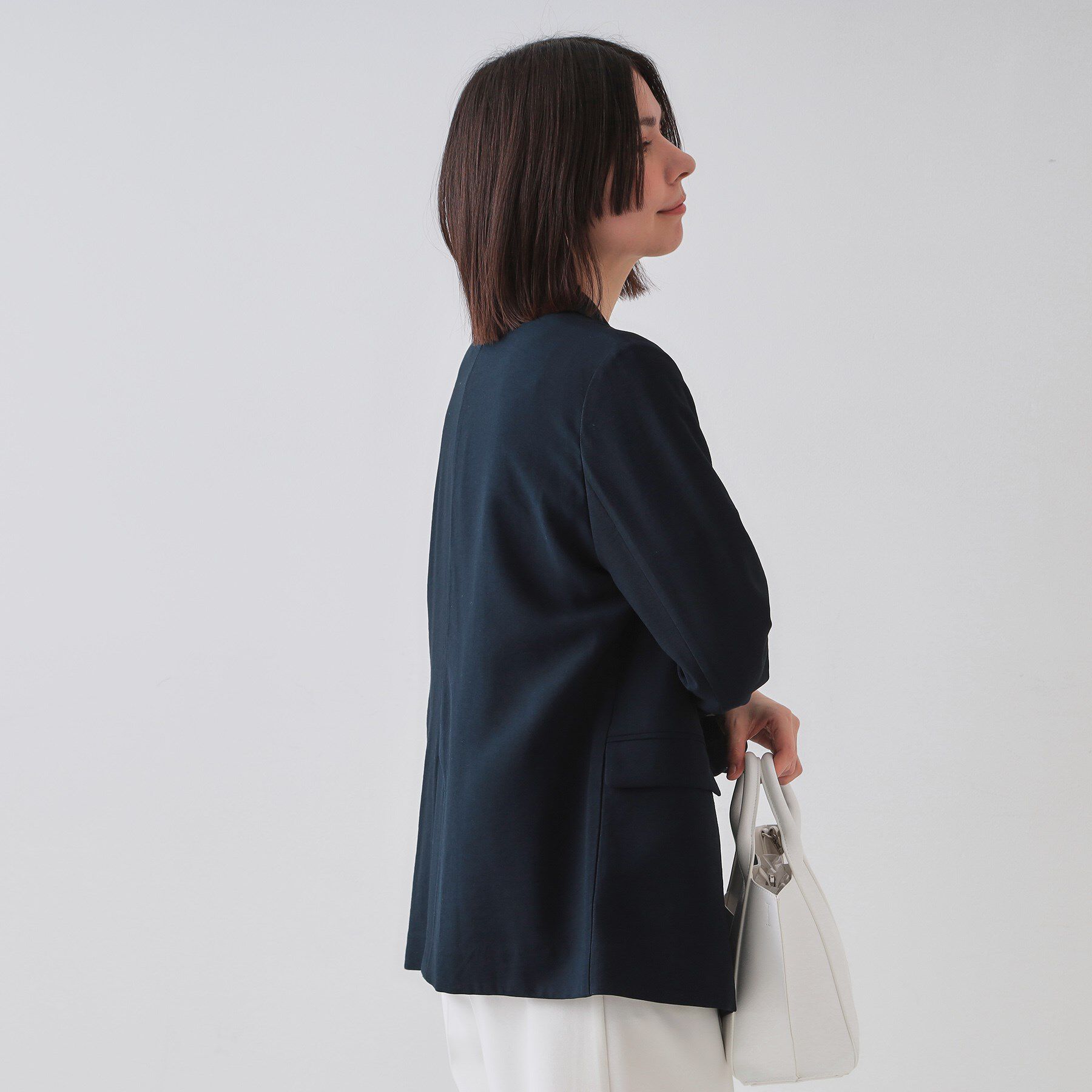 OPAQUE.CLIP「ダブルブレストジャケット【洗える】」|テーラードジャケット|