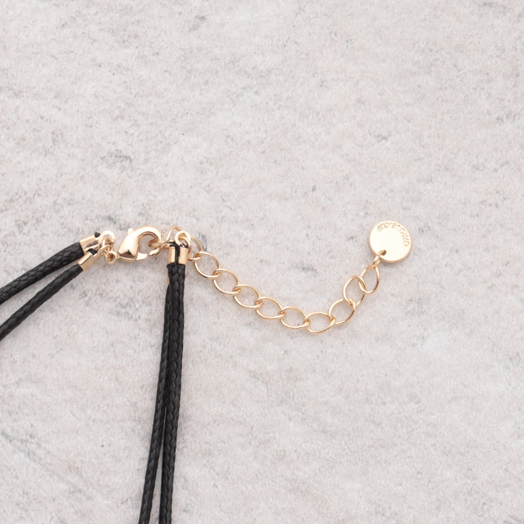 OPAQUE.CLIP「2連コードメタルネックレス」|ネックレス|