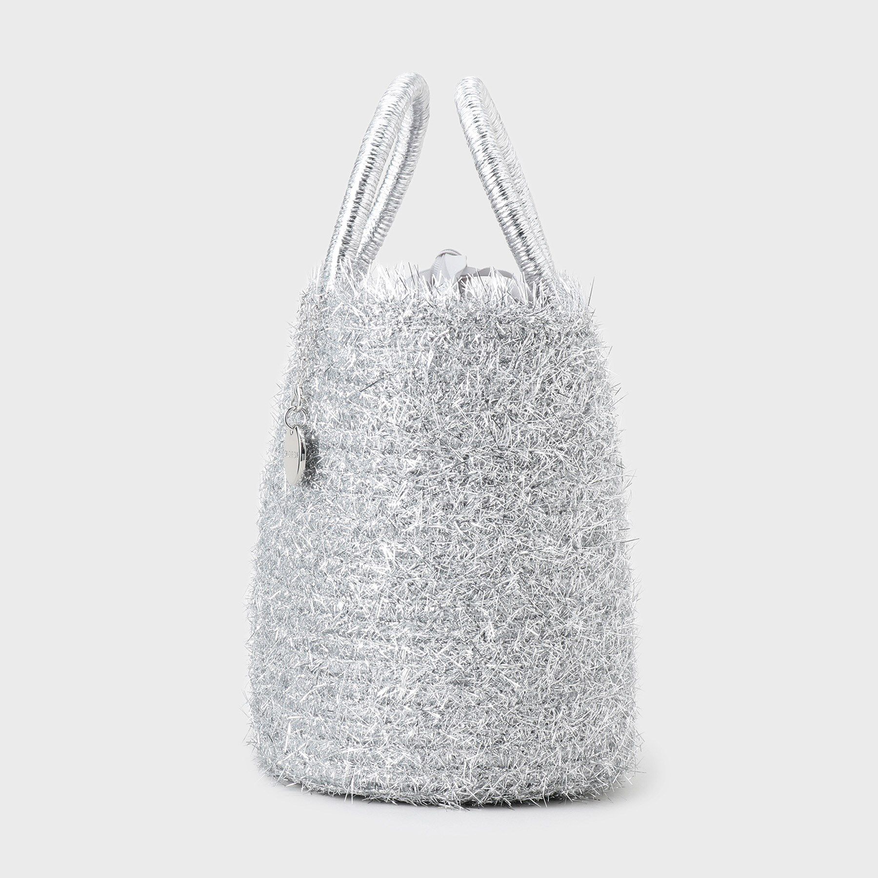 OPAQUE.CLIP「ラメバスケット調ハンドバッグ」|トートバッグ|