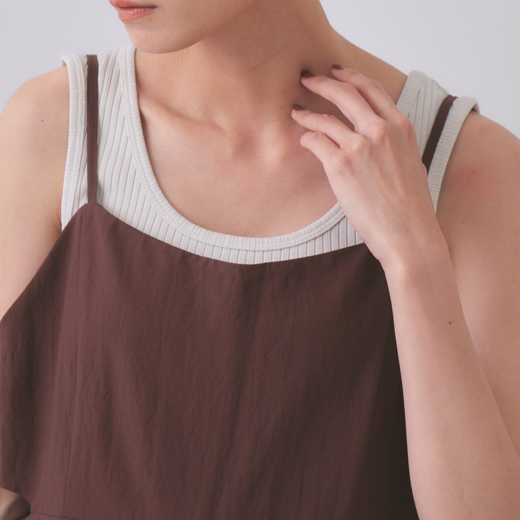 OPAQUE.CLIP「《STORY掲載》サイドオープンカットサロペット【洗える】」|オールインワン|