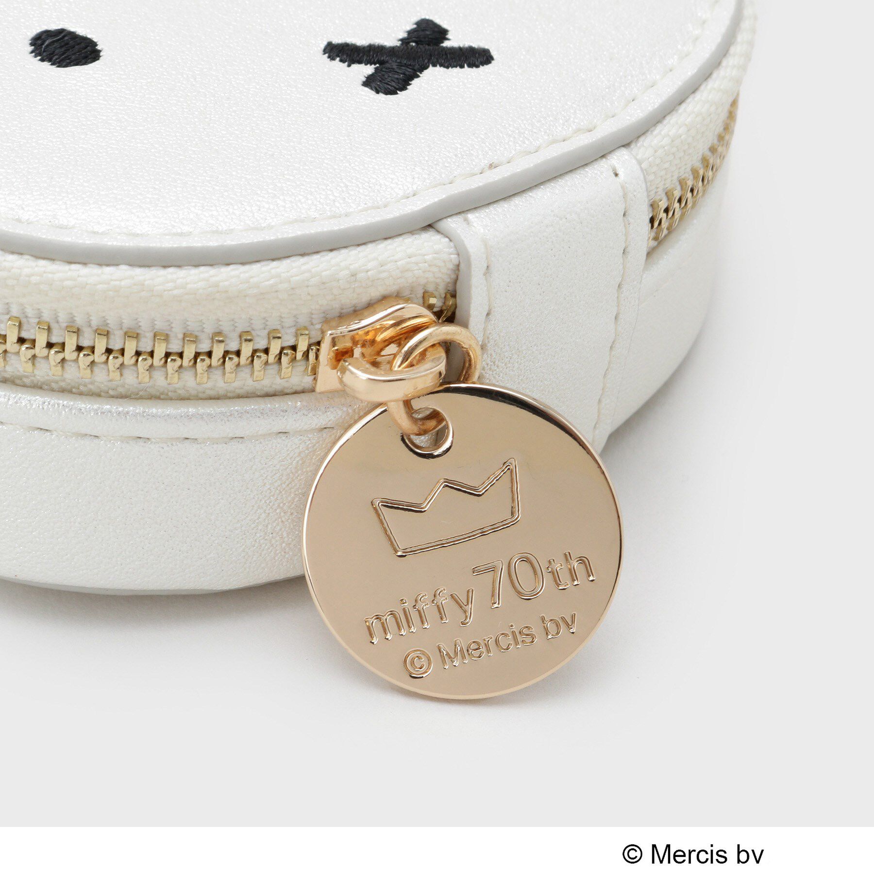 OPAQUE.CLIP「【コラボ】miffy ｘ OPAQUE.CLIP ミラー付き合皮フェイス型チャーム」|キーケース|