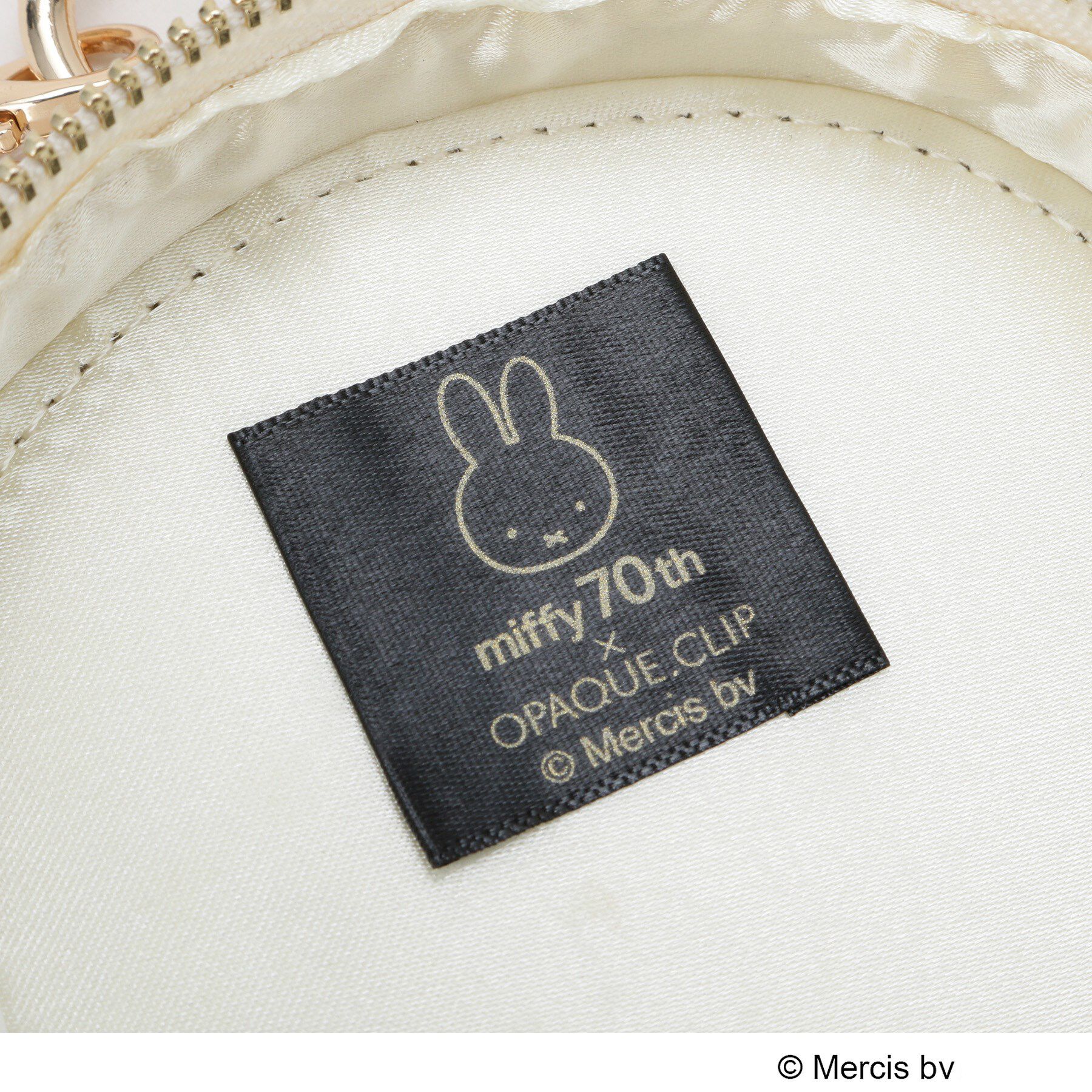 OPAQUE.CLIP「【コラボ】miffy ｘ OPAQUE.CLIP ミラー付き合皮フェイス型チャーム」|キーケース|