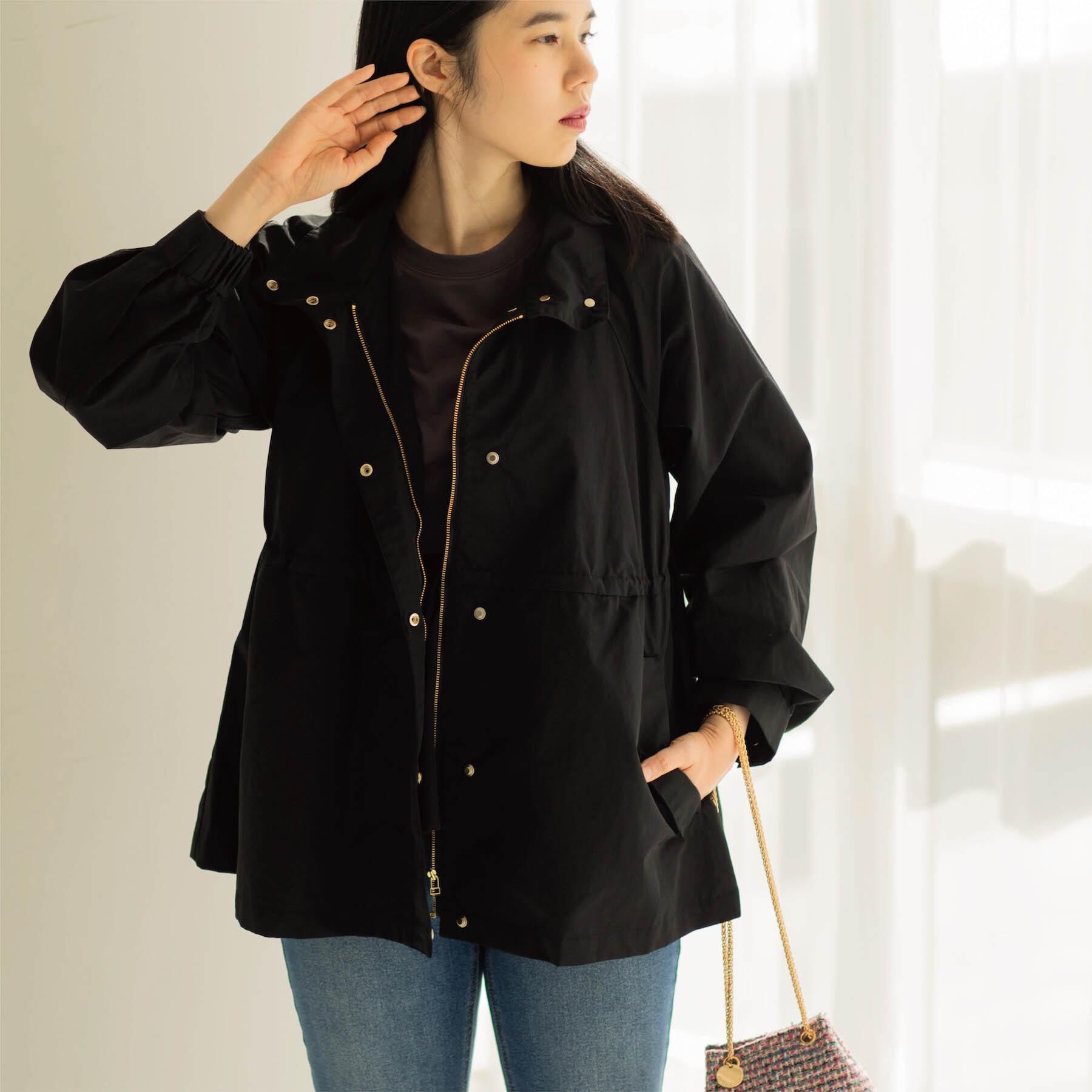 OPAQUE.CLIP「撥水スタンドZIPブルゾン【洗濯機OK/UVケア/花粉対応】」|ブルゾン・スタジャン|