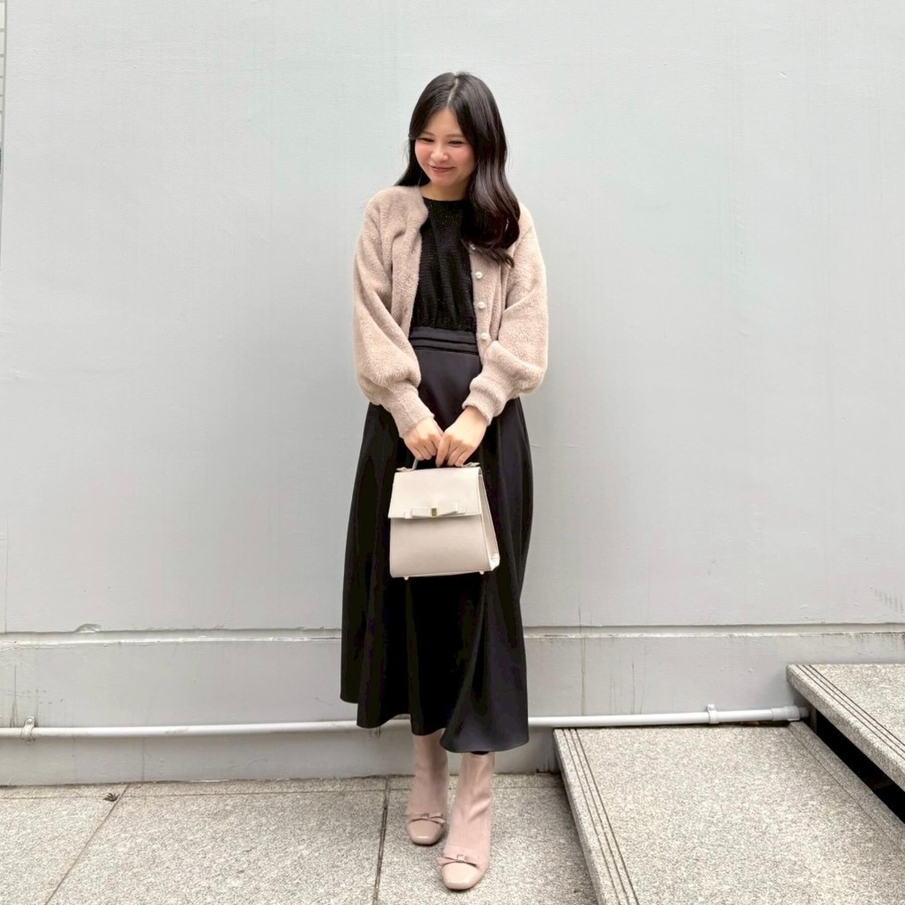 Couture broach「【前後2WAY】Springフェザーカーデトップス」|カーディガン|