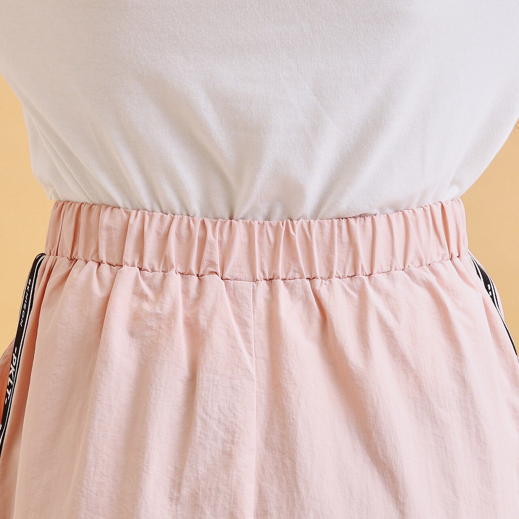 PINK-latte「ロゴラインパラシュートパンツ」|その他|