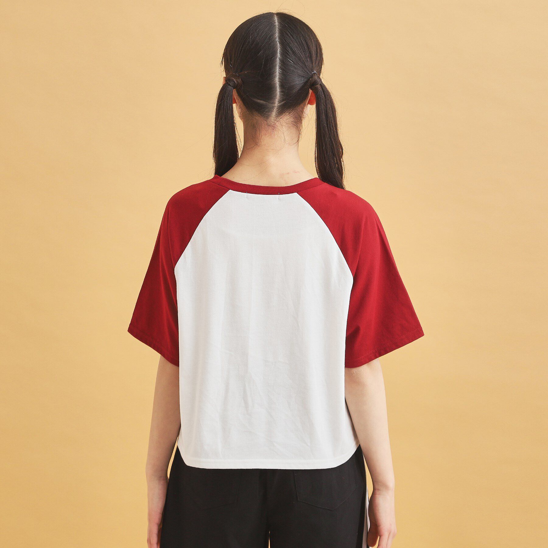 PINK-latte「◆スプレー星ラグランTシャツ」|Tシャツ・カットソー|