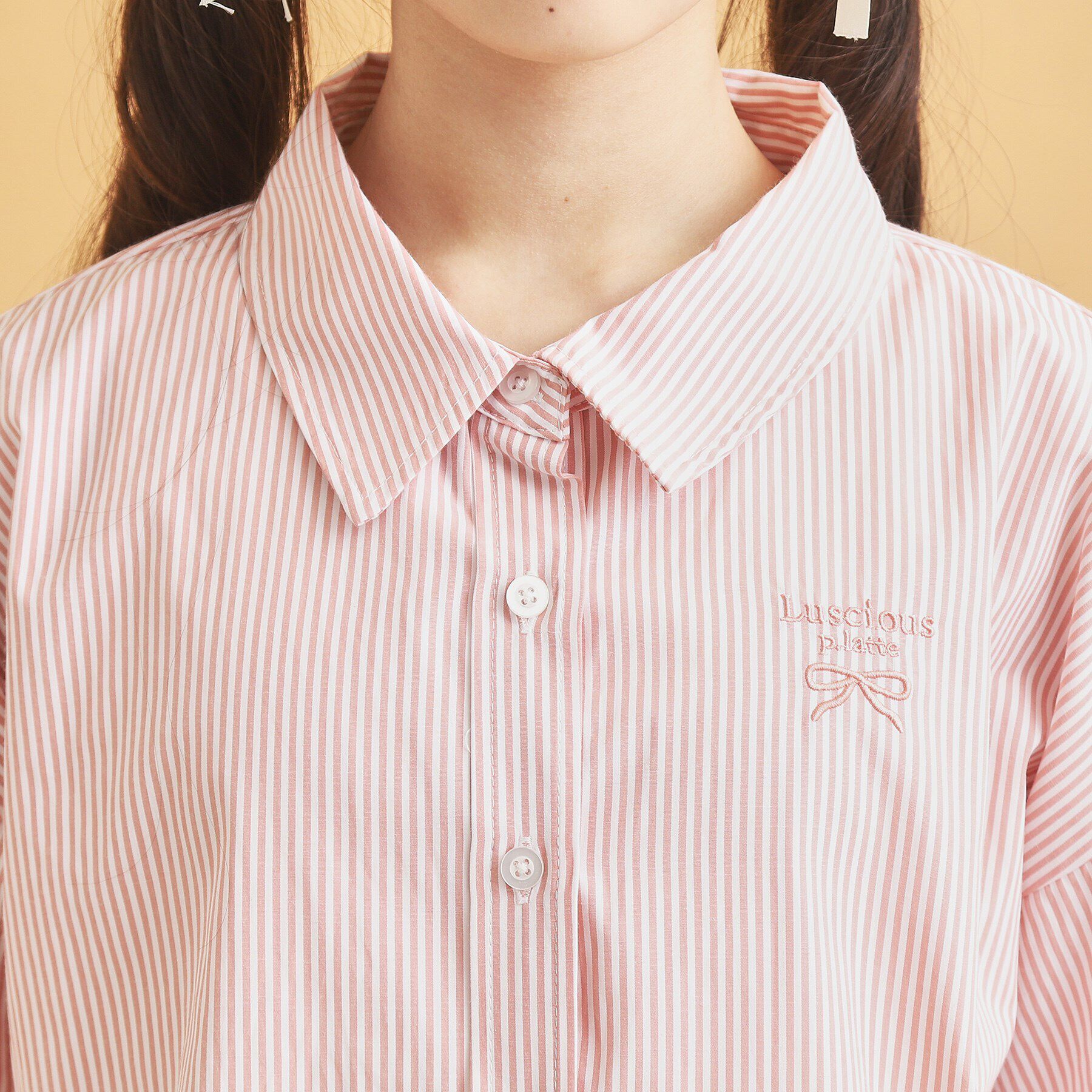 PINK-latte「◆【セットアイテム】ストライプシャツ＋タンク」|その他|