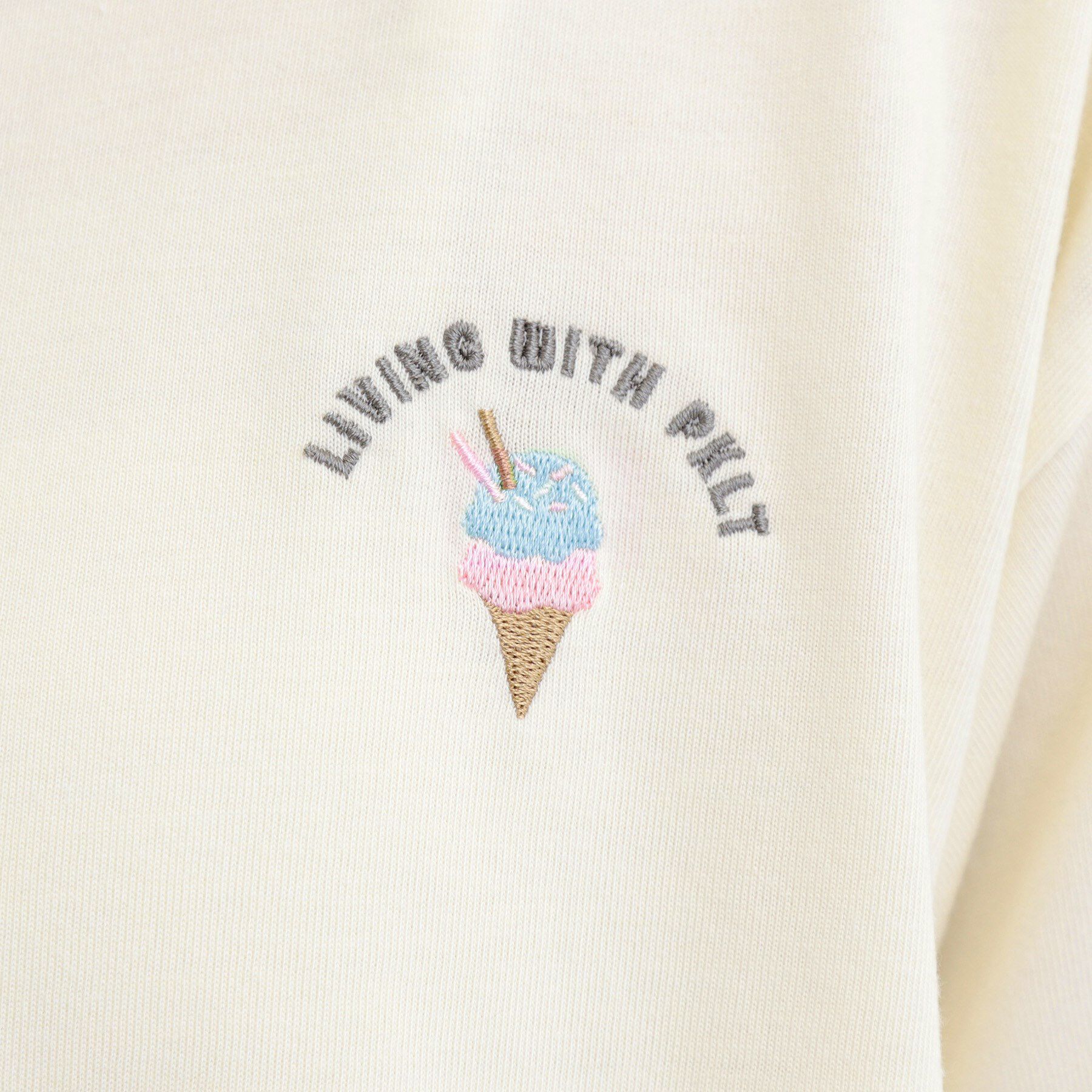 PINK-latte「◆ワンポイント刺繍Tシャツ」|Tシャツ・カットソー|