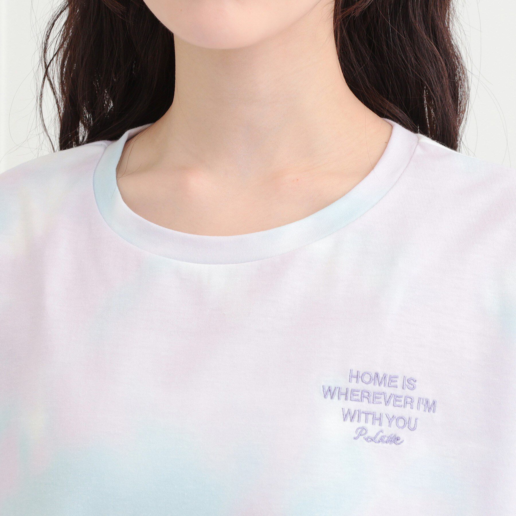 PINK-latte「◆タイダイ柄ビッグTシャツ」|Tシャツ・カットソー|