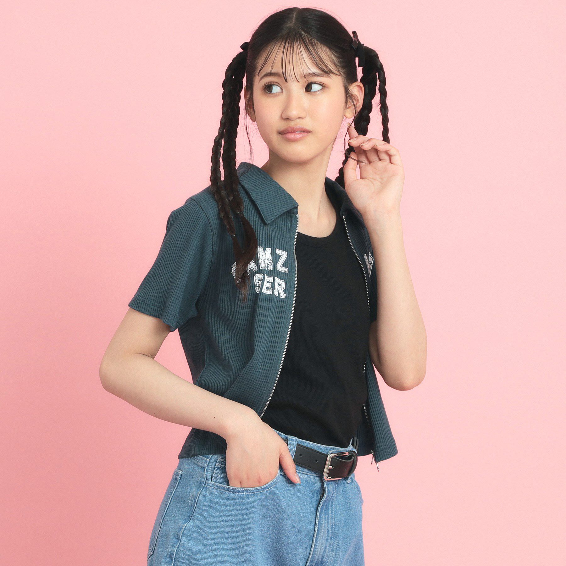 PINK-latte「◆シンプルタンクトップ」|キャミソール|