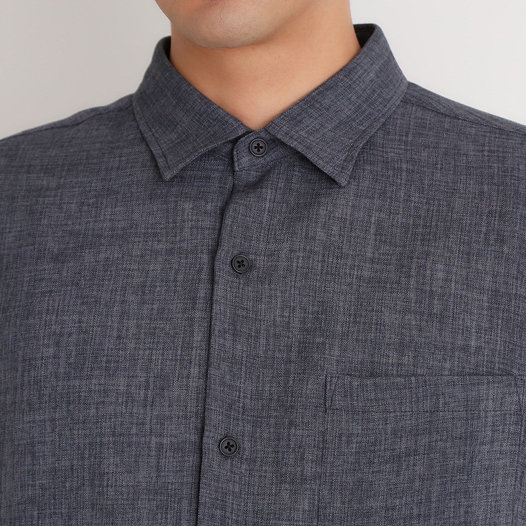 THE SHOP TK「リネンライクレギュラーカラーシャツ セットアップ可」|シャツ・ブラウス|