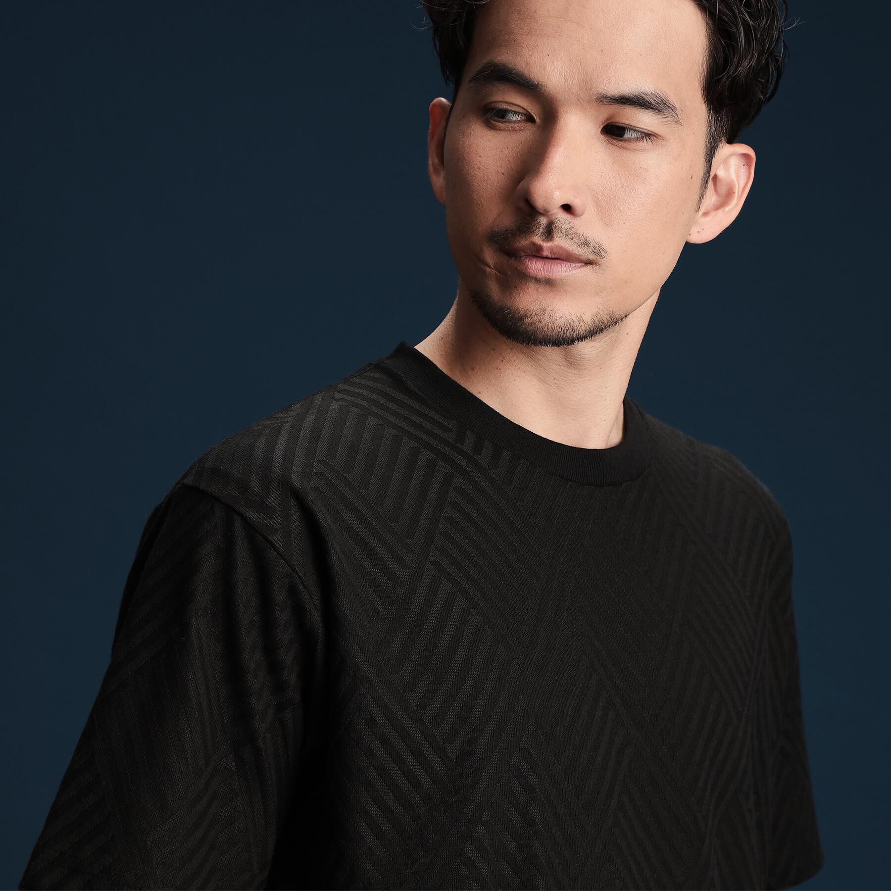 THE SHOP TK「リンクスジャカード半袖Ｔシャツ」|Tシャツ・カットソー|