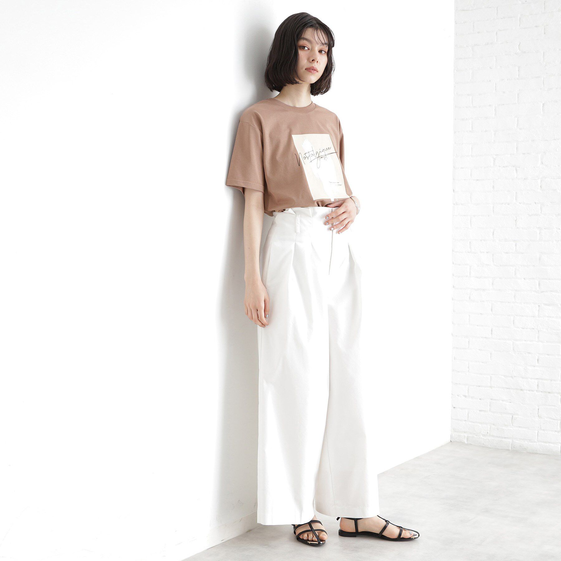 THE SHOP TK「ロゴアソートTシャツ【接触冷感/UVケア/洗濯機OK】」|Tシャツ・カットソー|