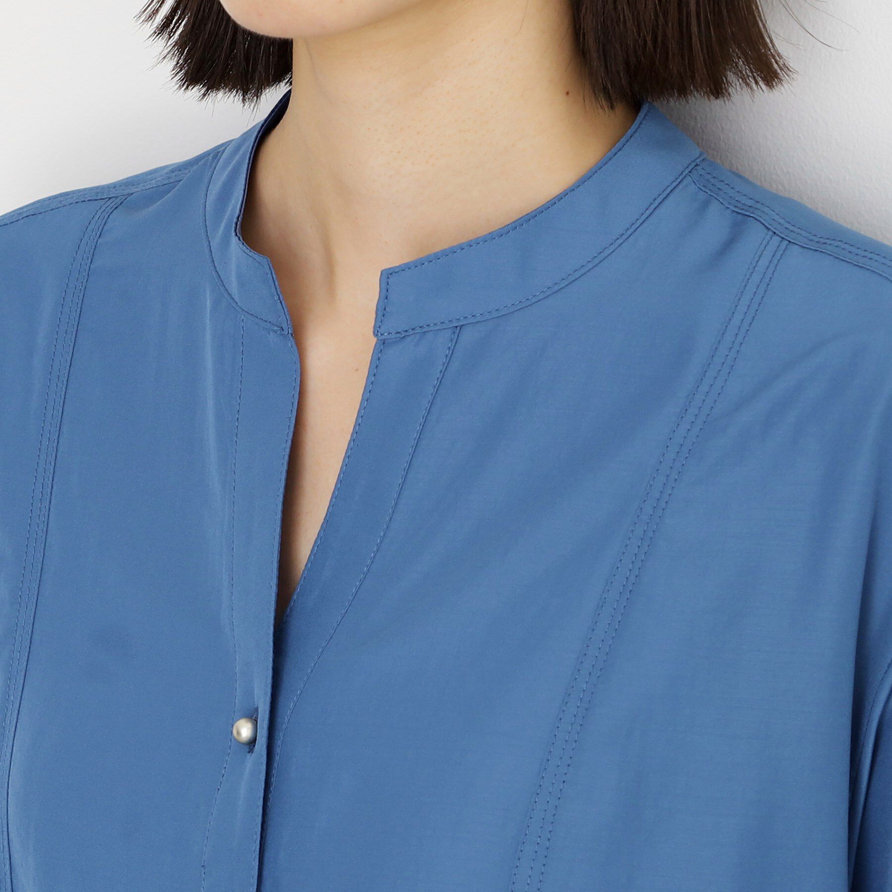 THE SHOP TK「フリルチュニックブラウス【洗濯機OK】」|シャツ・ブラウス|