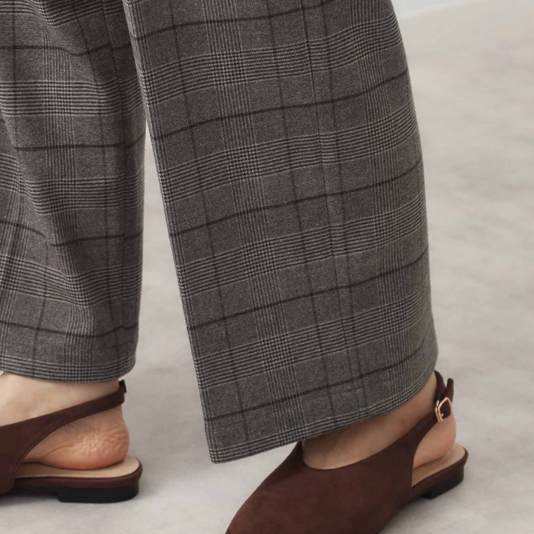 THE SHOP TK「【着丈選べる/XS～XLサイズ】あったか裏起毛ワイドパンツ」|その他|