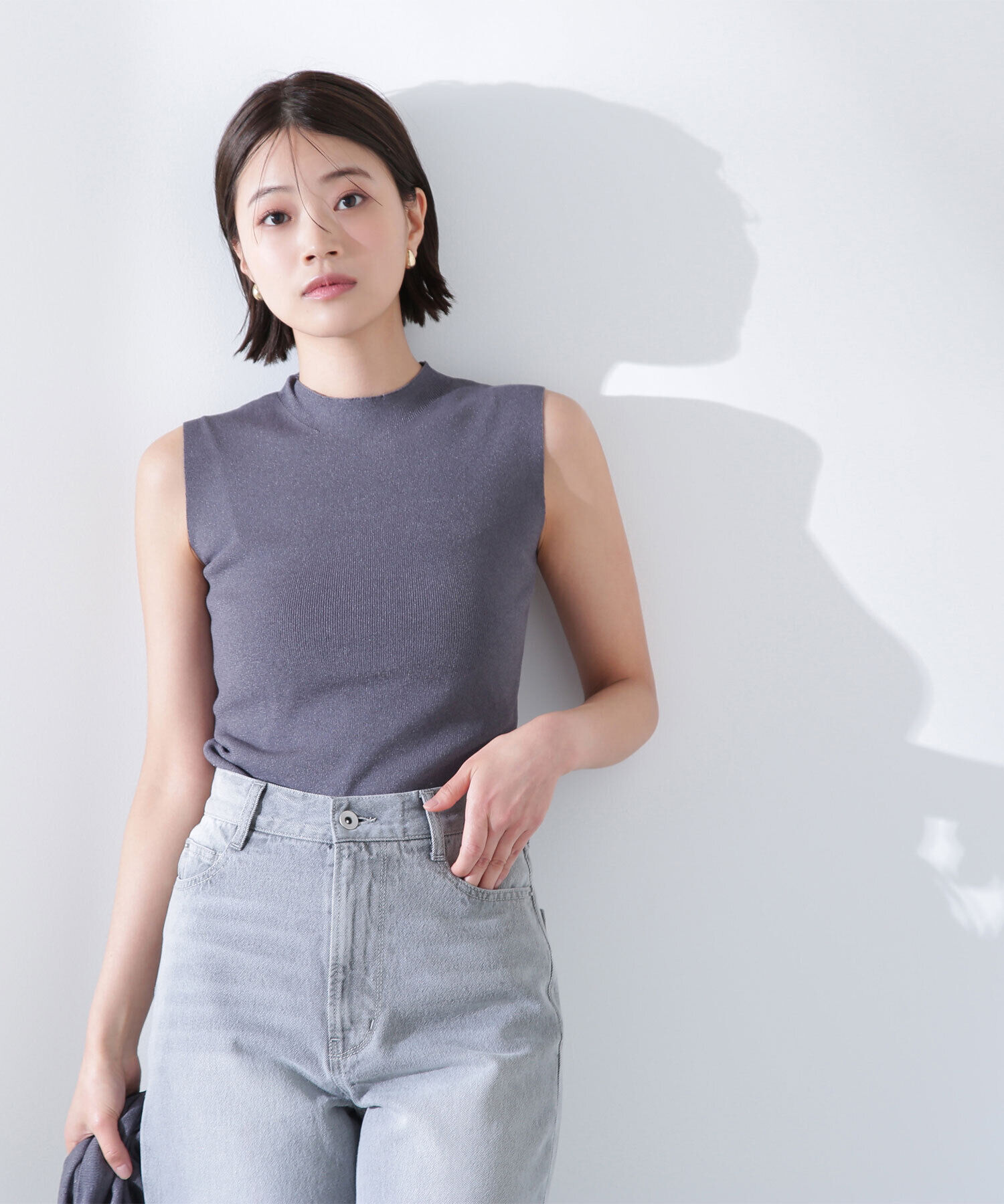  「シアーショートカーデアンサンブル」|ニット・セーター|