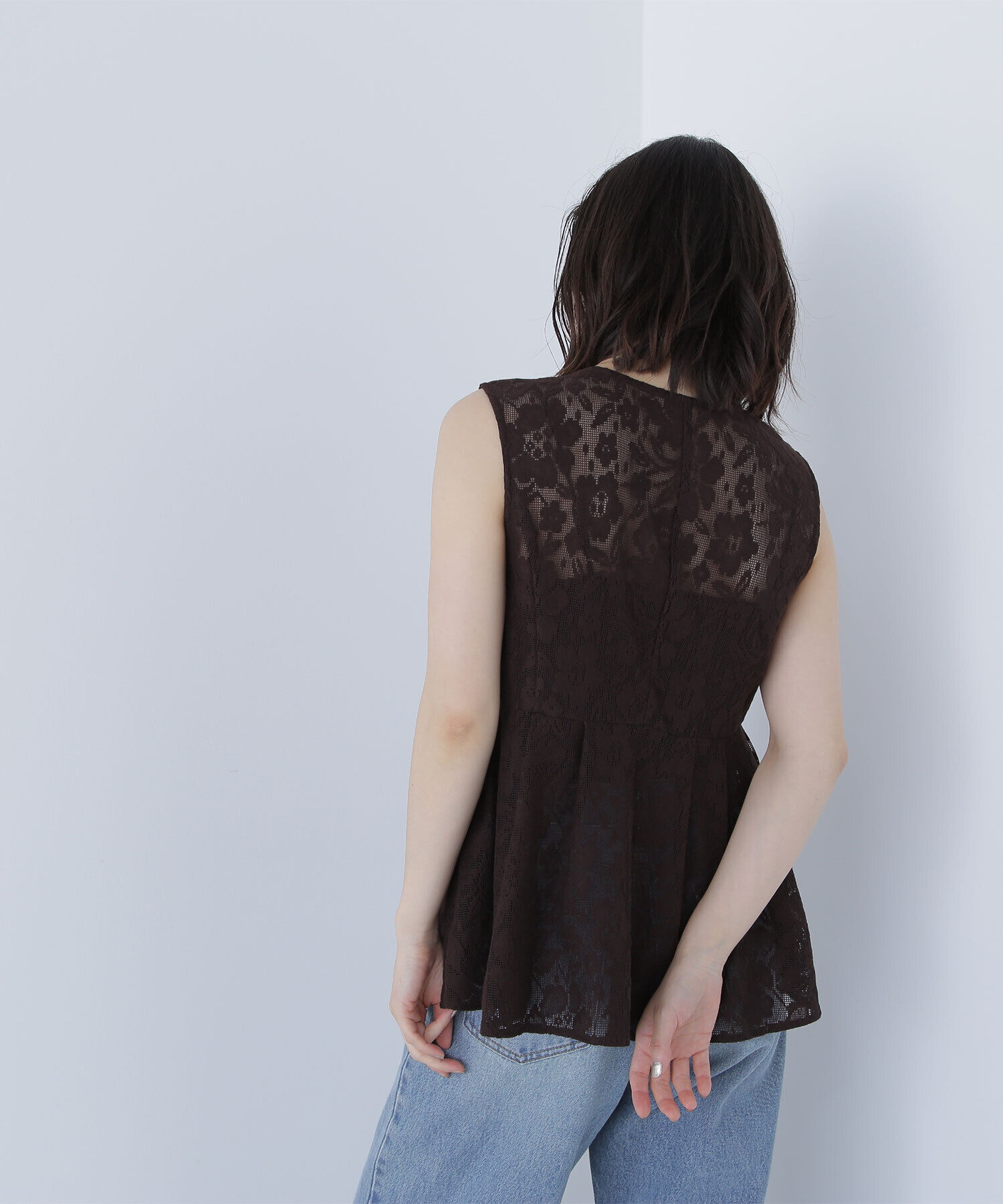  「メッシュレース SETUP ジレ」|ブルゾン・スタジャン|