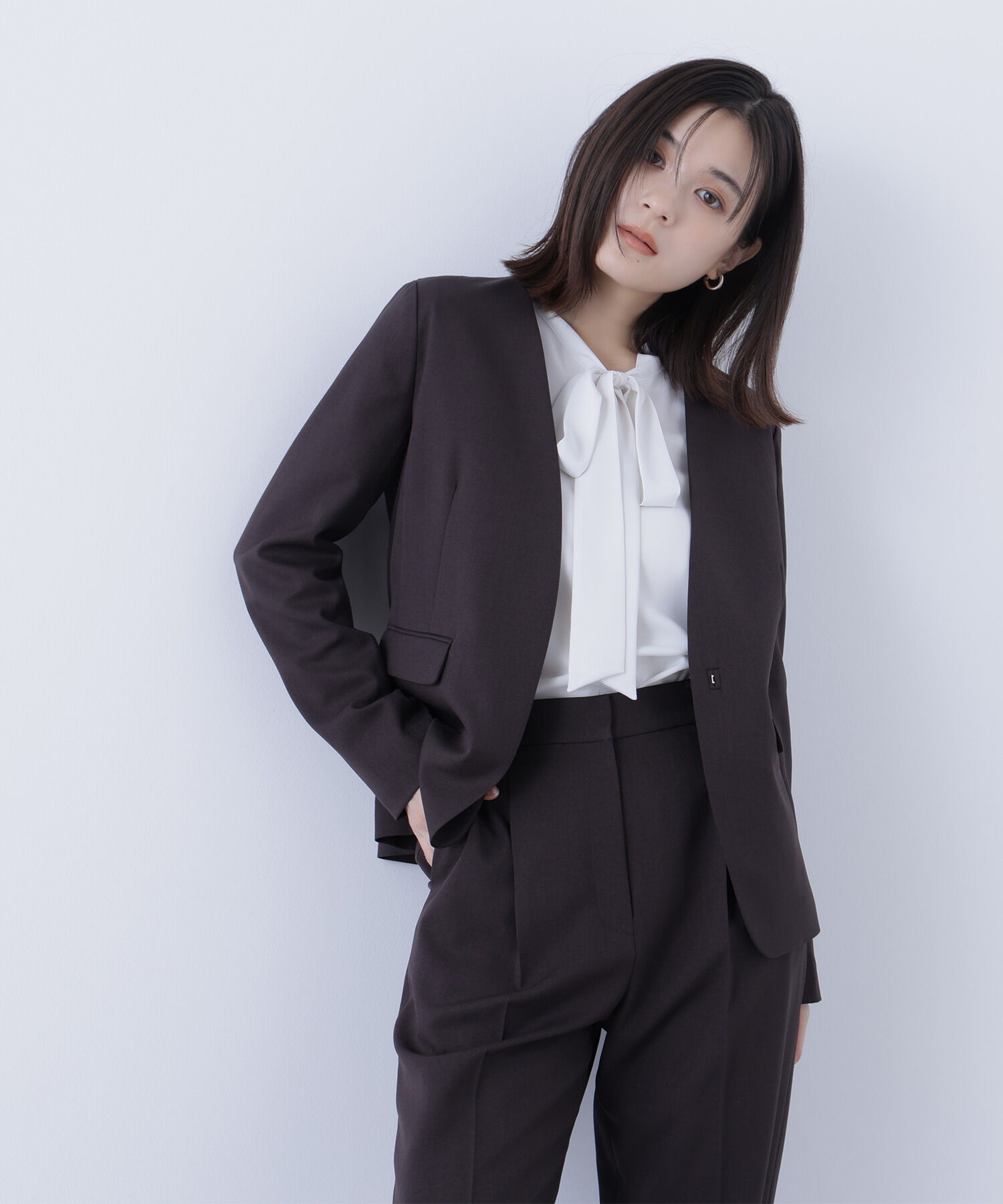  「リボンボウタイブラウス」|シャツ・ブラウス|