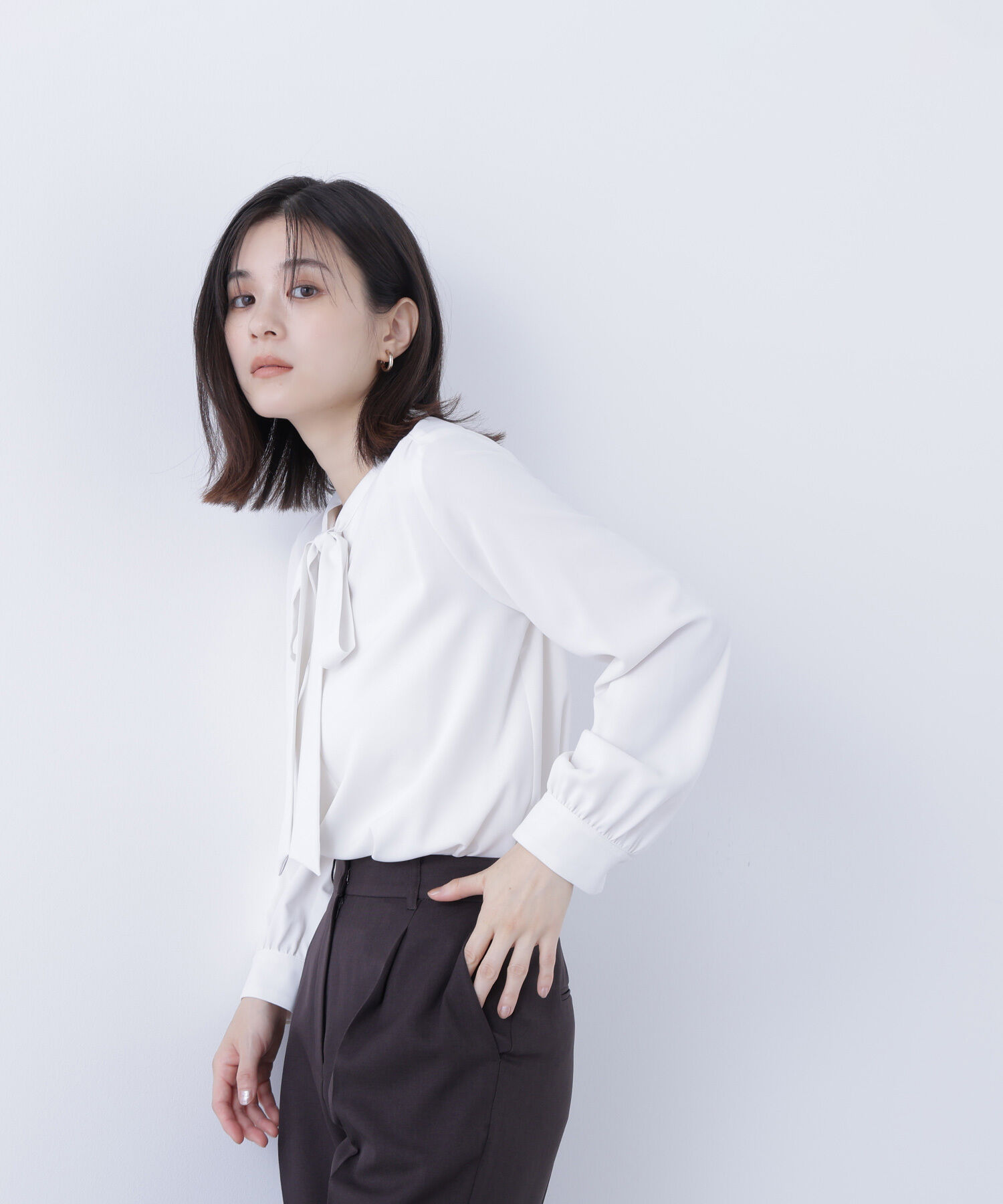  「リボンボウタイブラウス」|シャツ・ブラウス|